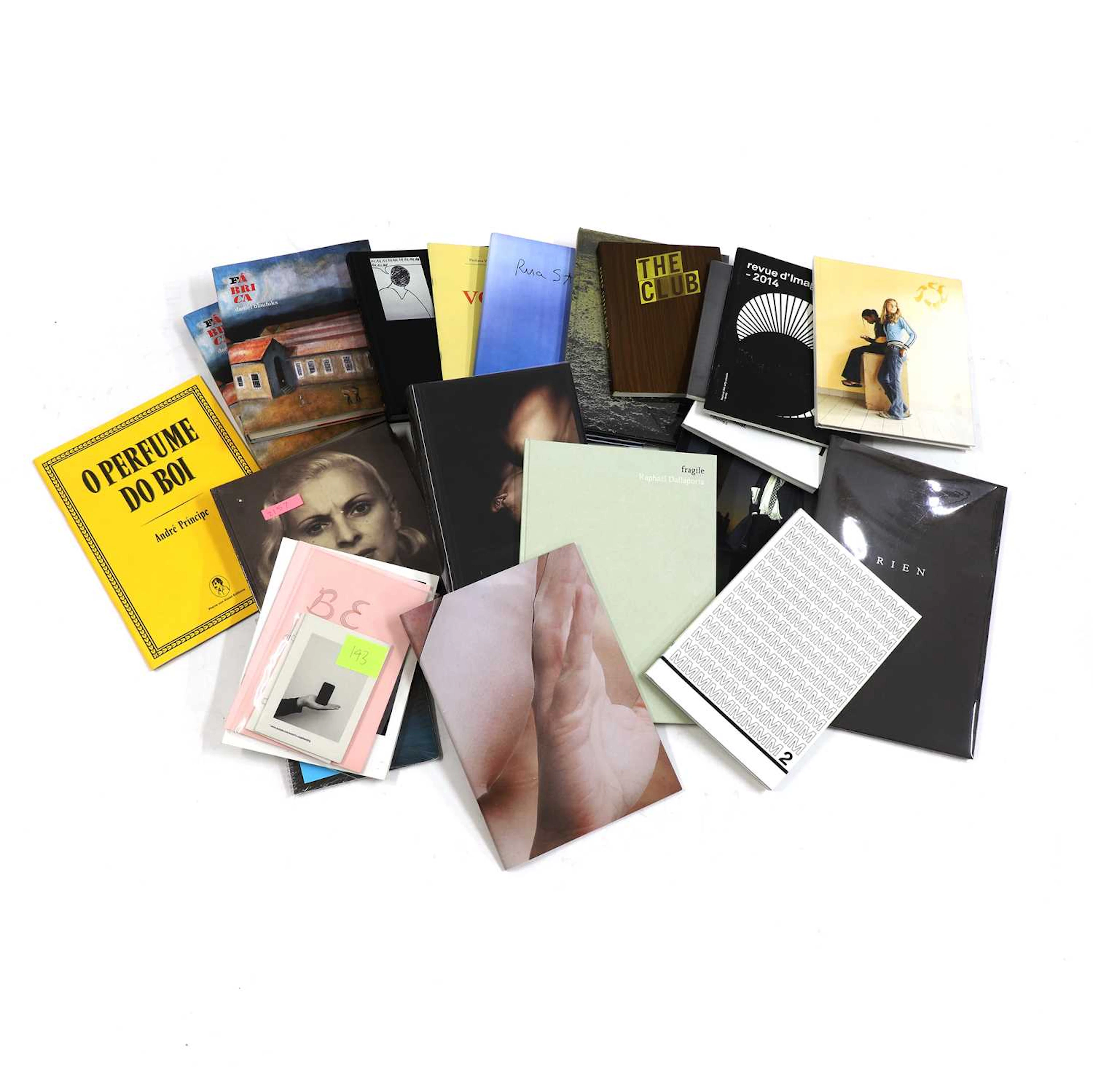 A collection of Latin American and Western European photography books