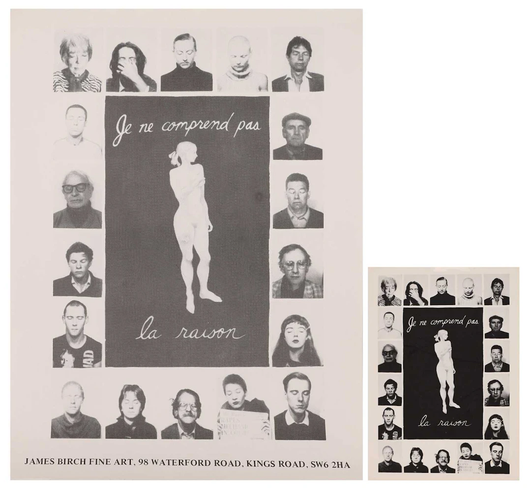 A James Birch Fine Art exhibition poster and private view invitation