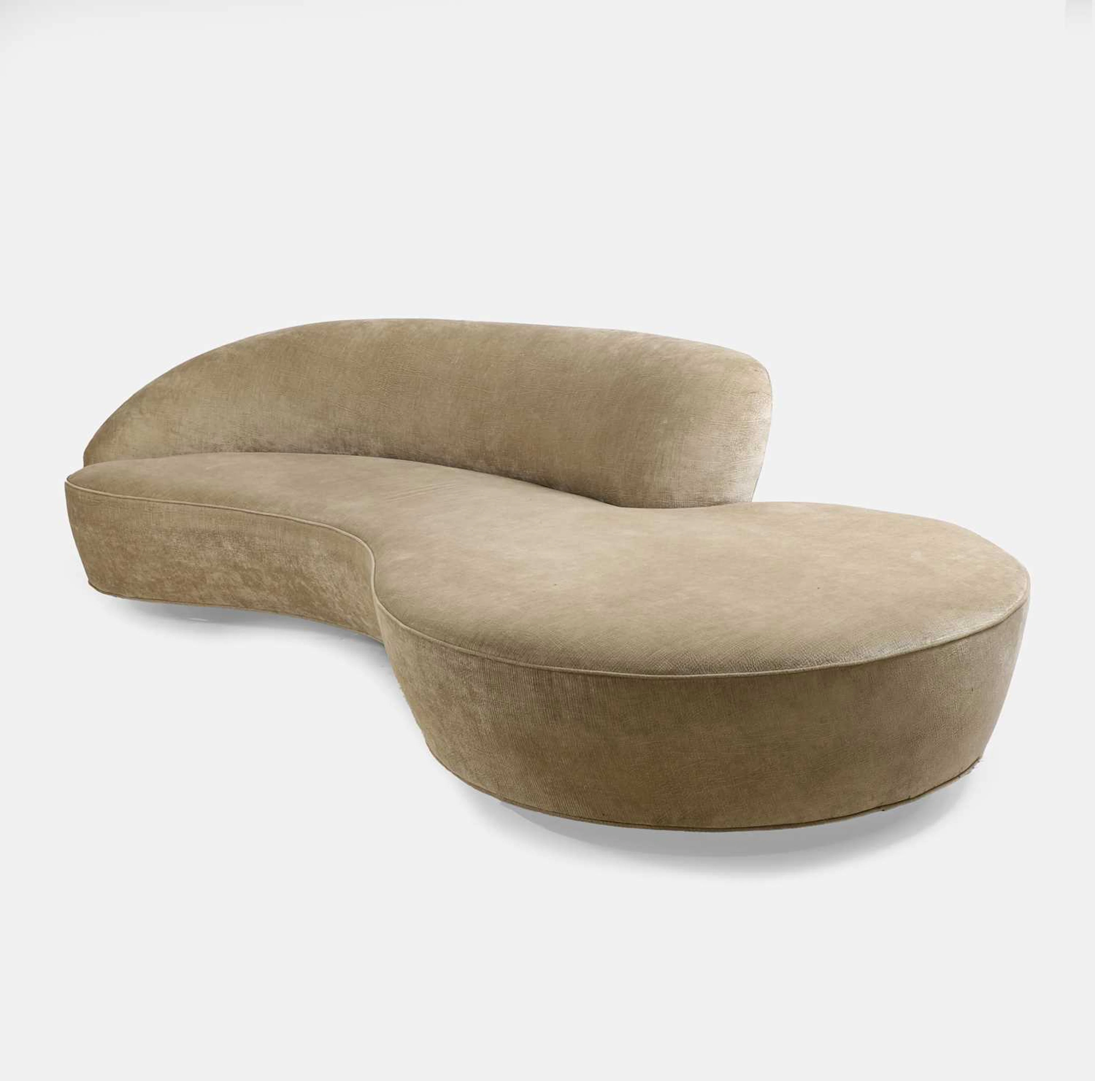 Vladimir Kagan (German-American, 1927-2016) a 'Serpentine' sofa
