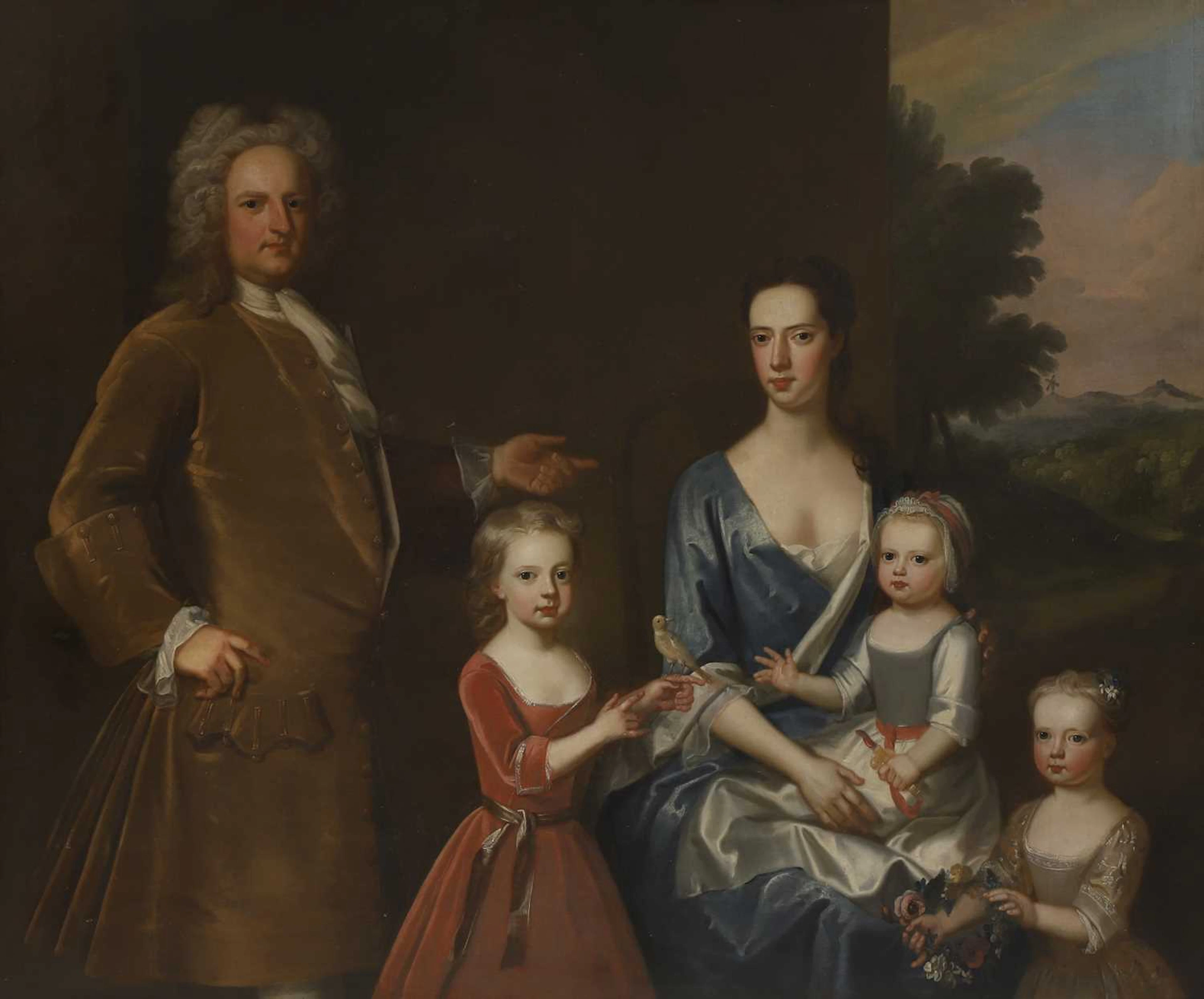 Enoch Seeman (British, 1690-1744) Portrait of Sir Joseph Danvers with