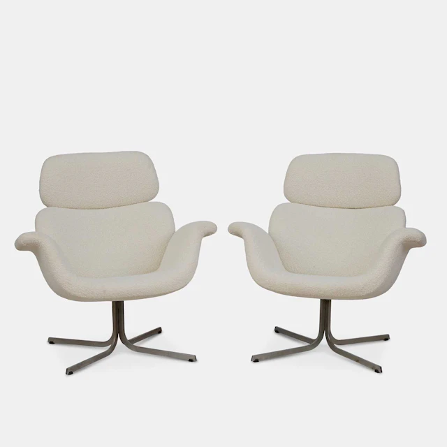 Pierre Paulin (French, 1927-2009) for Artifort a pair of 'Model 545'