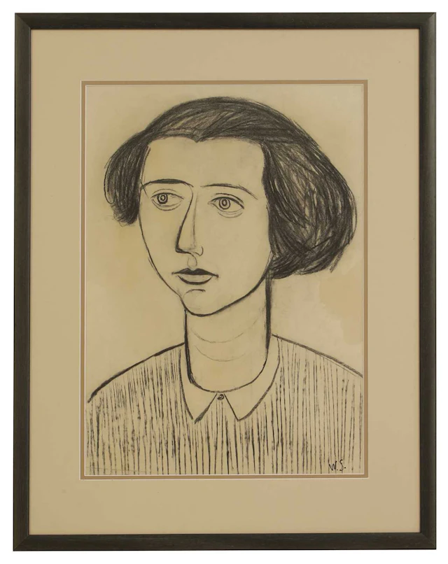 ▲ William Scott RA (British, 1913-1989) Portrait, possibly of Christian Watson