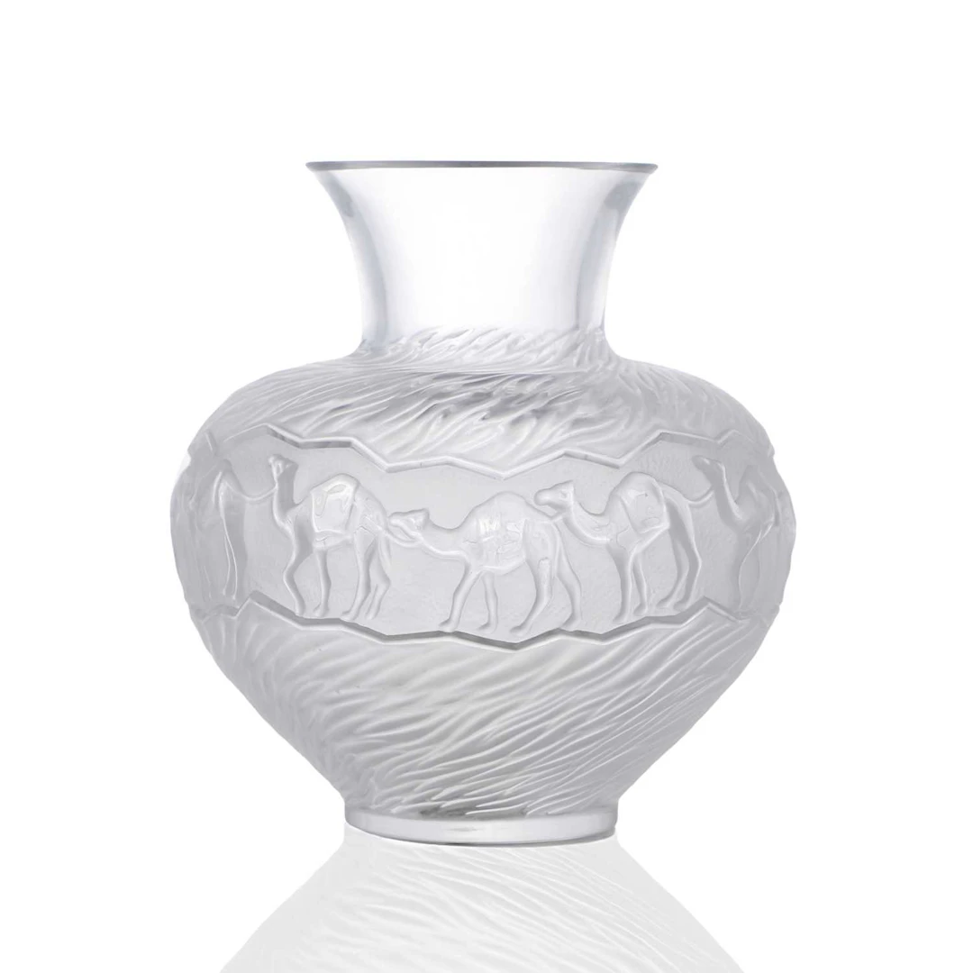 A Lalique 'Ghardaia' vase of recent manufacture, French