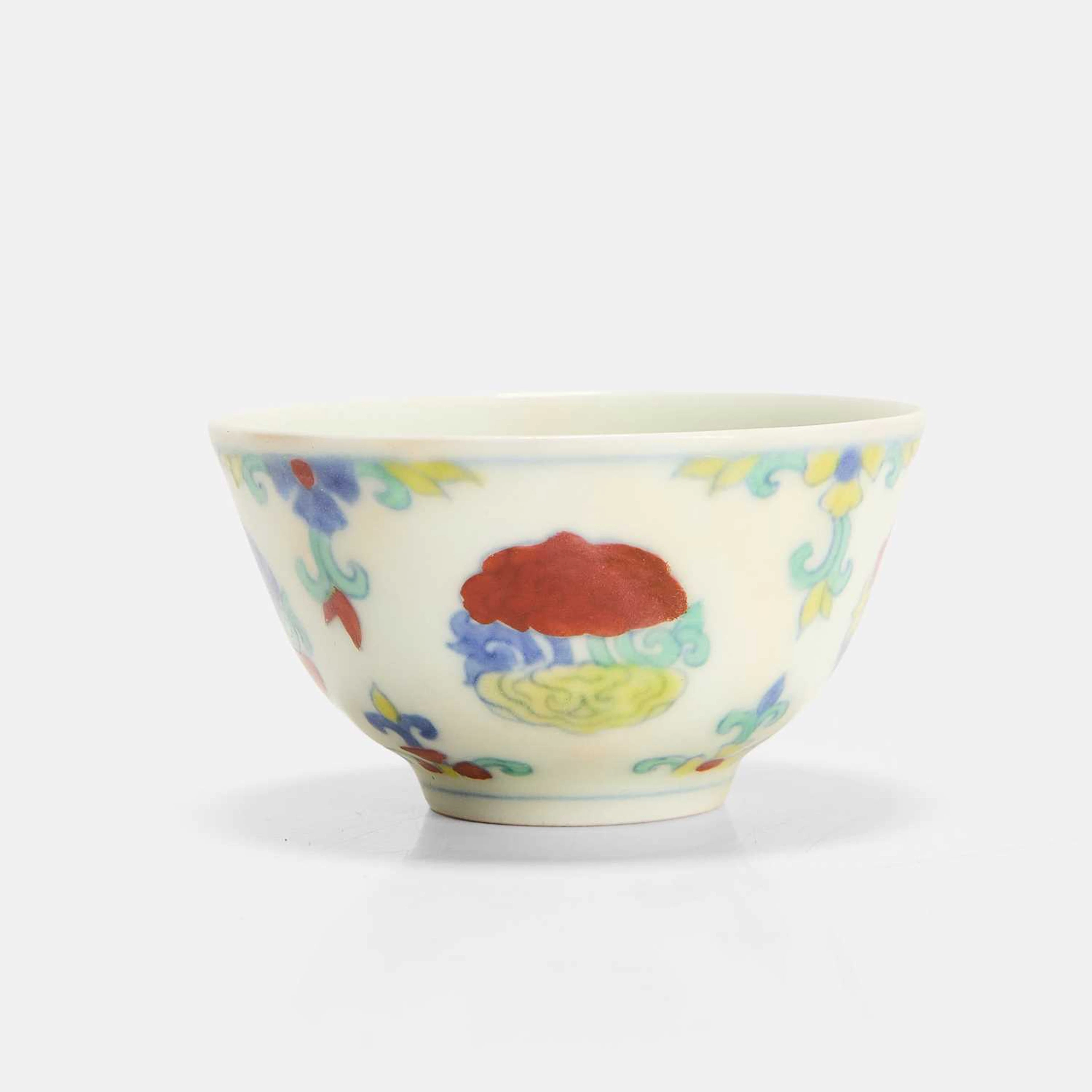 A Chinese doucai cup Chenghua (1465-1487)