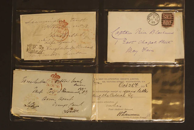 Four Autograph Free Franked notes