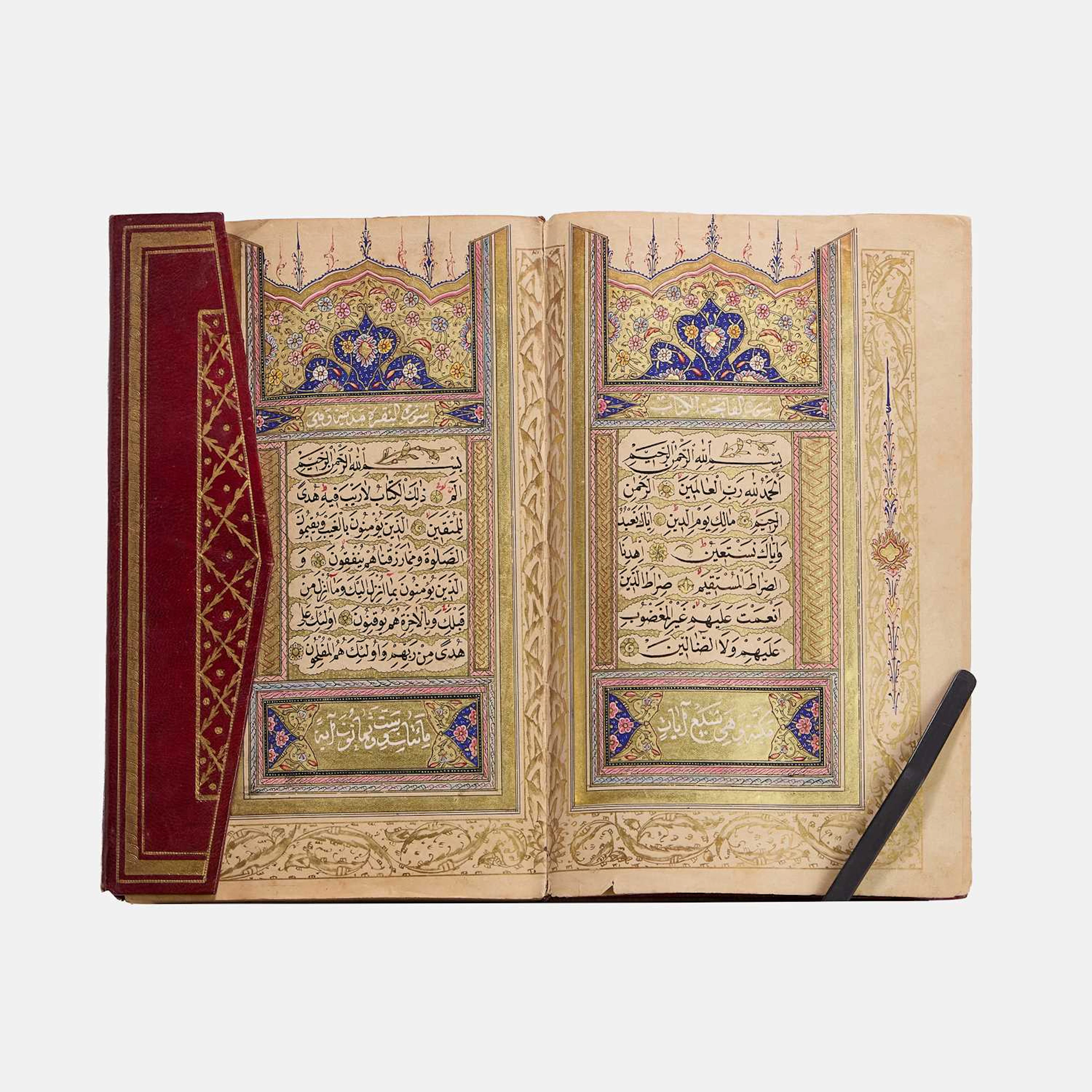 An Ottoman illuminated Qur'an dated 1282 AH (1865-66 CE), Ottoman Turkey