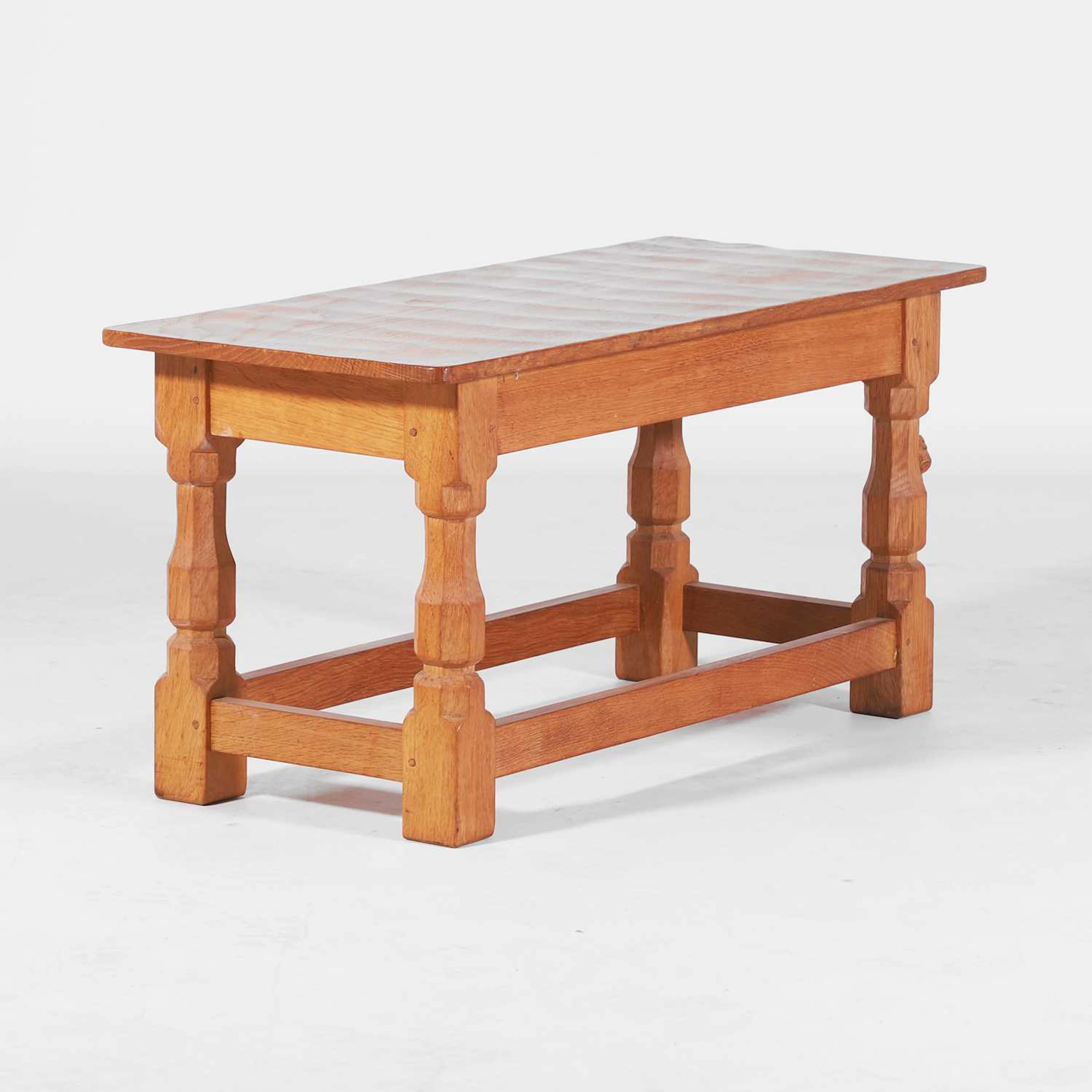 Workshop of Robert 'Mouseman' Thompson (1876-1955) An oak side table