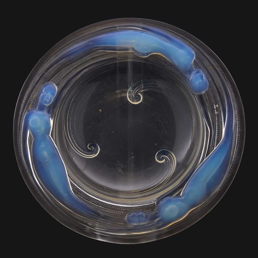 A Verlys 'Naiades' bowl circa 1930, French