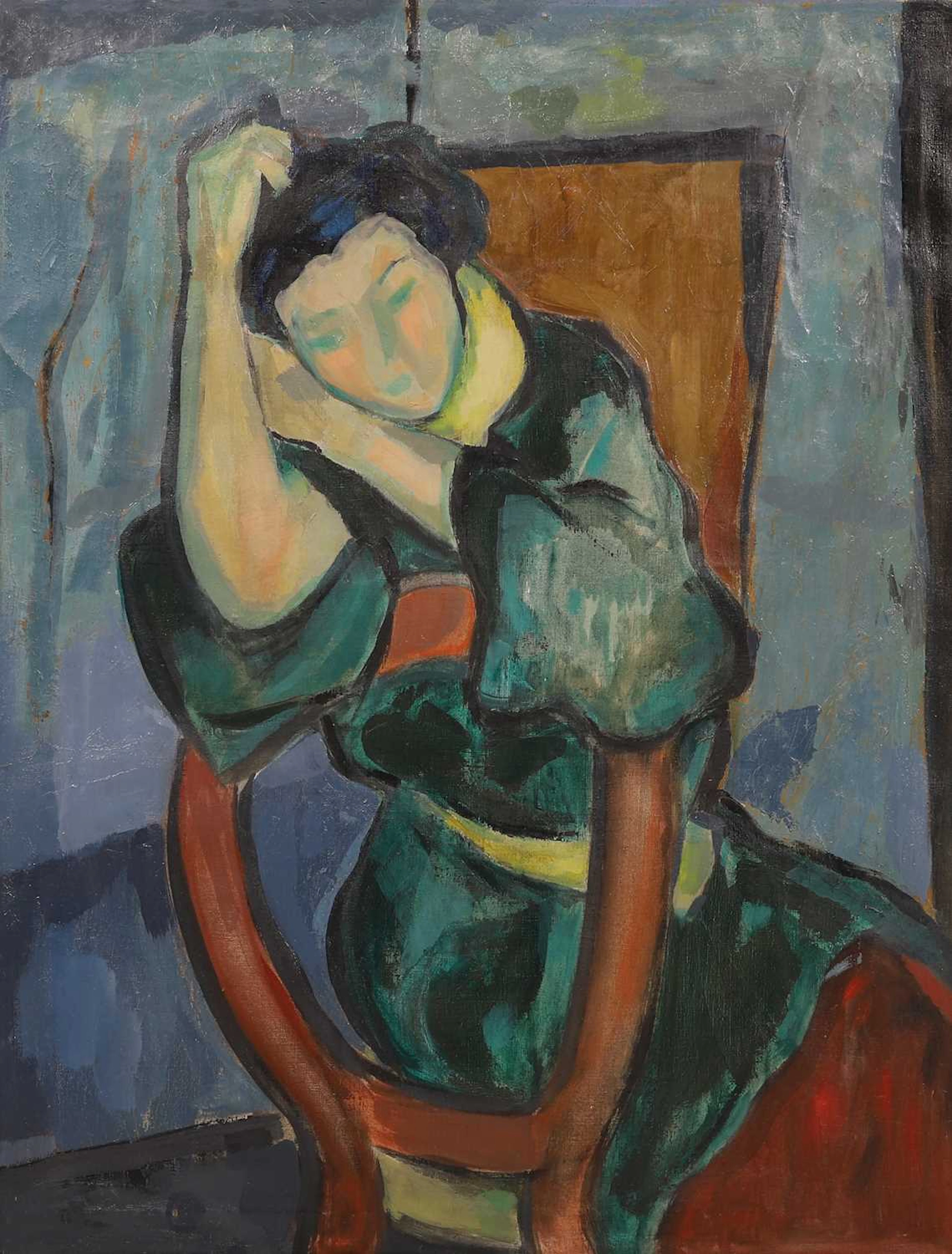 ▲ Helmuth Thomsen (Danish, 1908-1974) Woman in a chair