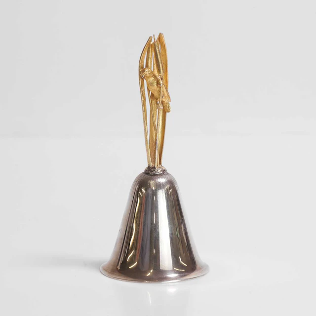 ▲ Christopher Nigel Lawrence (British, b.1936) a silver and silver-gilt bell