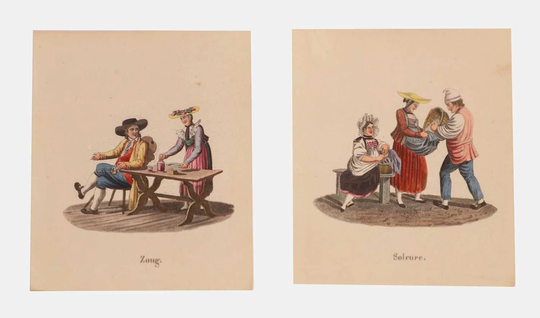 Switzerland- Collection des Costumes de la Suisse.