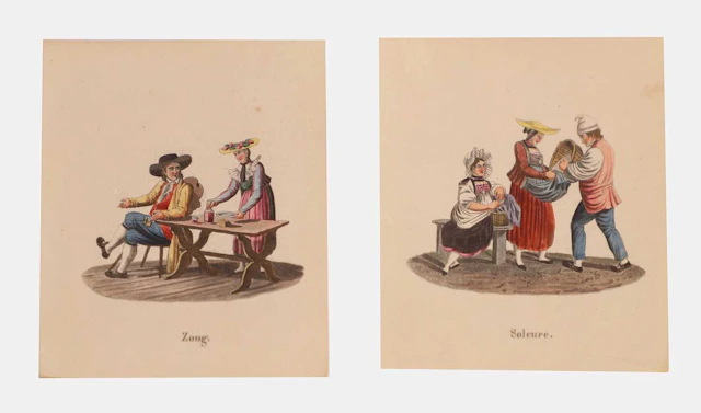 Switzerland- Collection des Costumes de la Suisse.