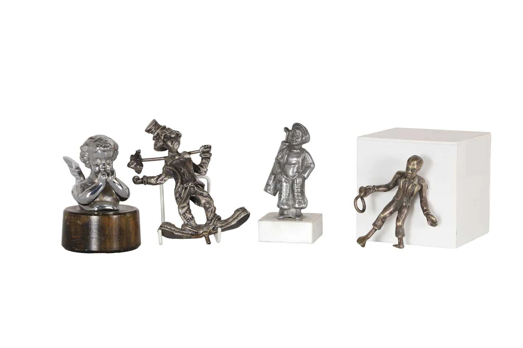 A group of car mascots 20th century