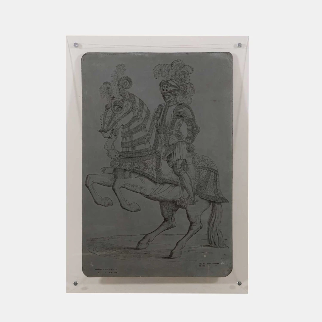 ▲ Piero Fornasetti (Italian, 1913-1988) a zinc lithographic plate
