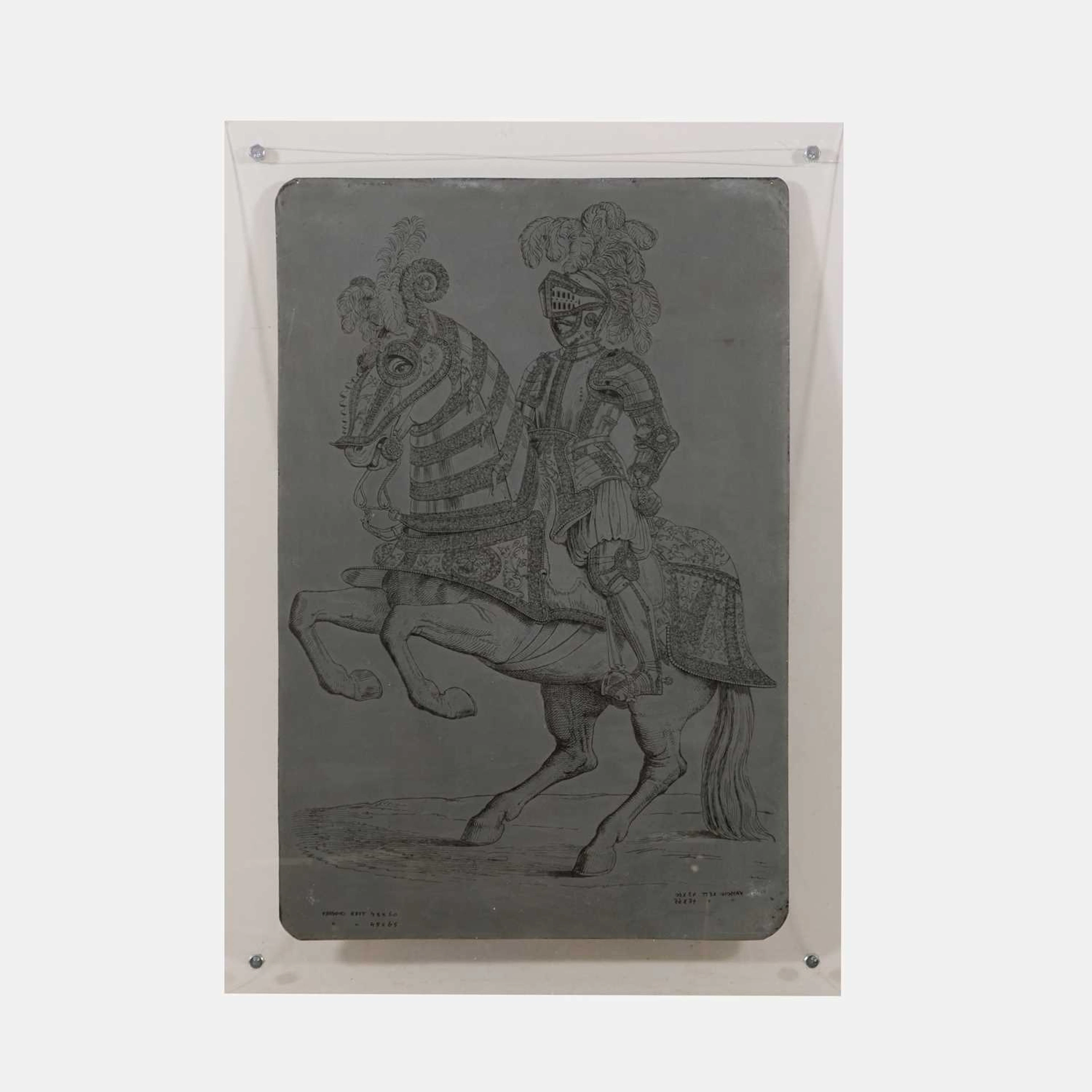 ▲ Piero Fornasetti (Italian, 1913-1988) a zinc lithographic plate