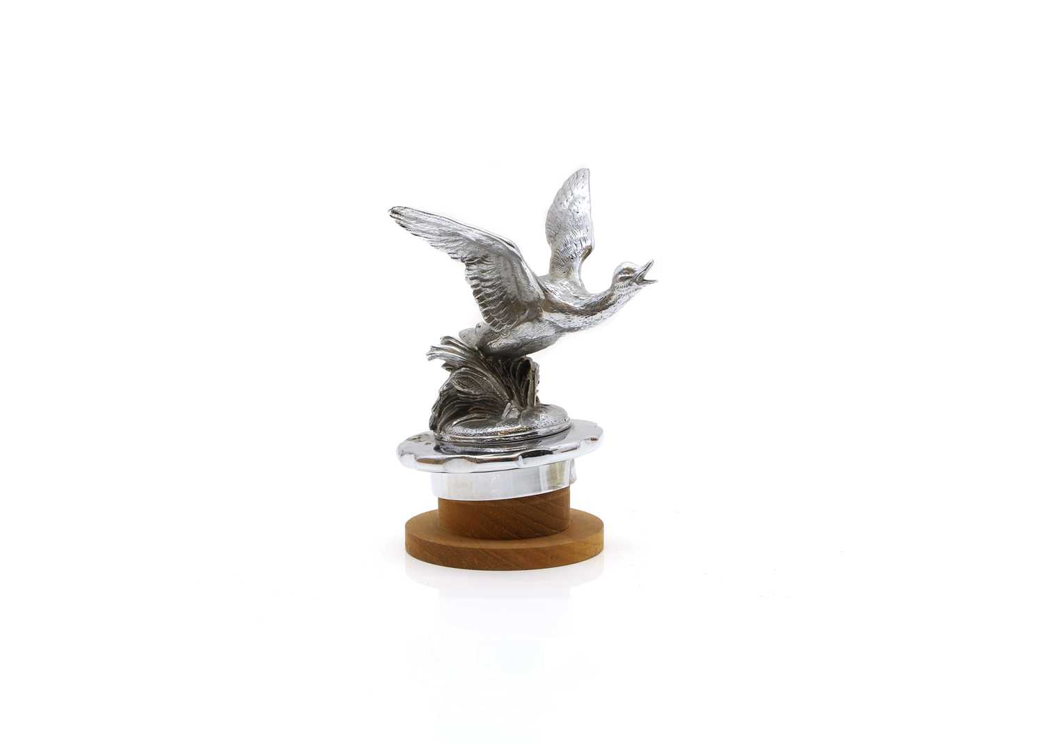 A Desmo 'Flying Goose' radiator mascot