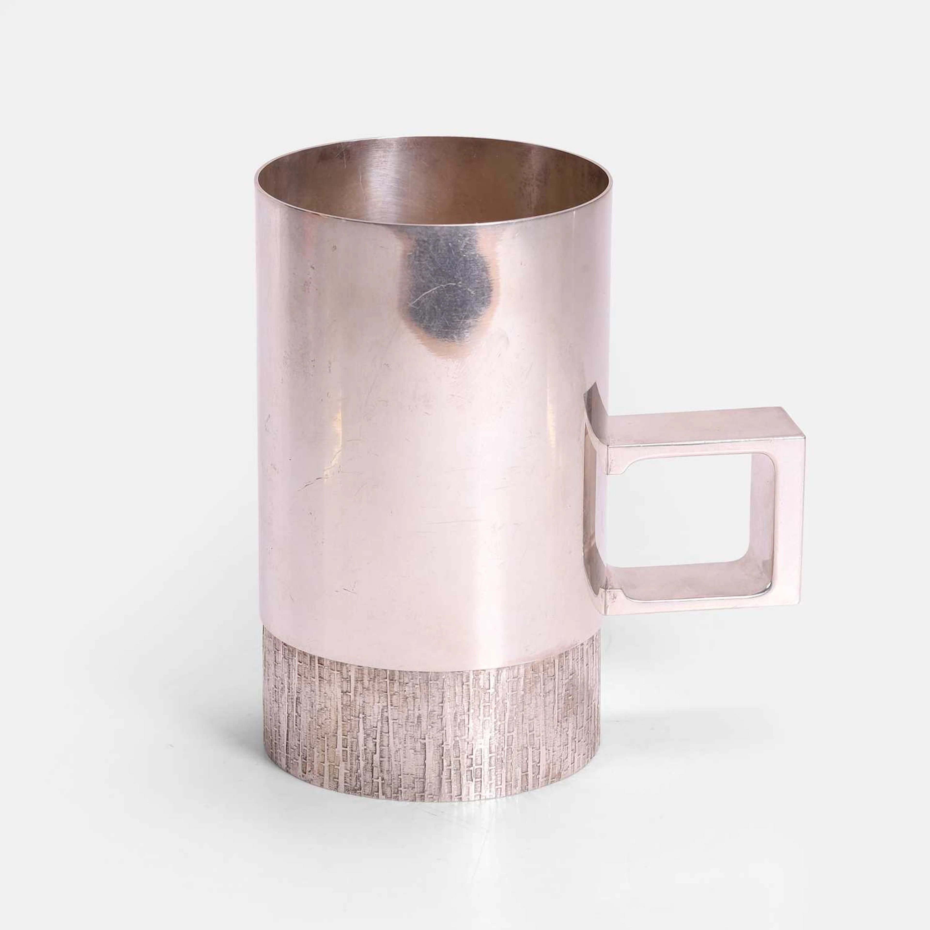 ▲ Christopher Nigel Lawrence (British, b.1936) a silver beer mug