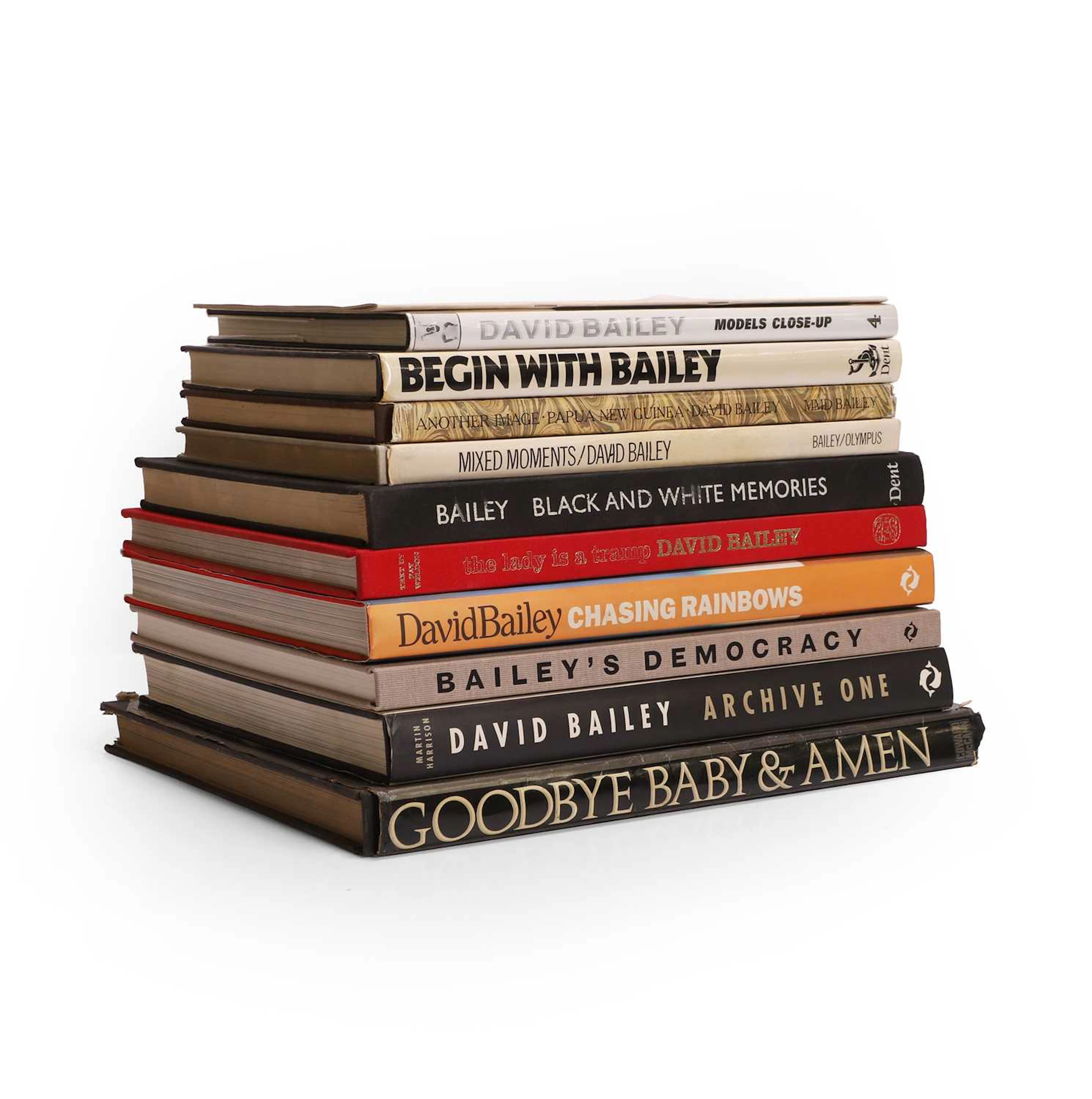 David Bailey (British, b.1938) A group of books and catalogues relating