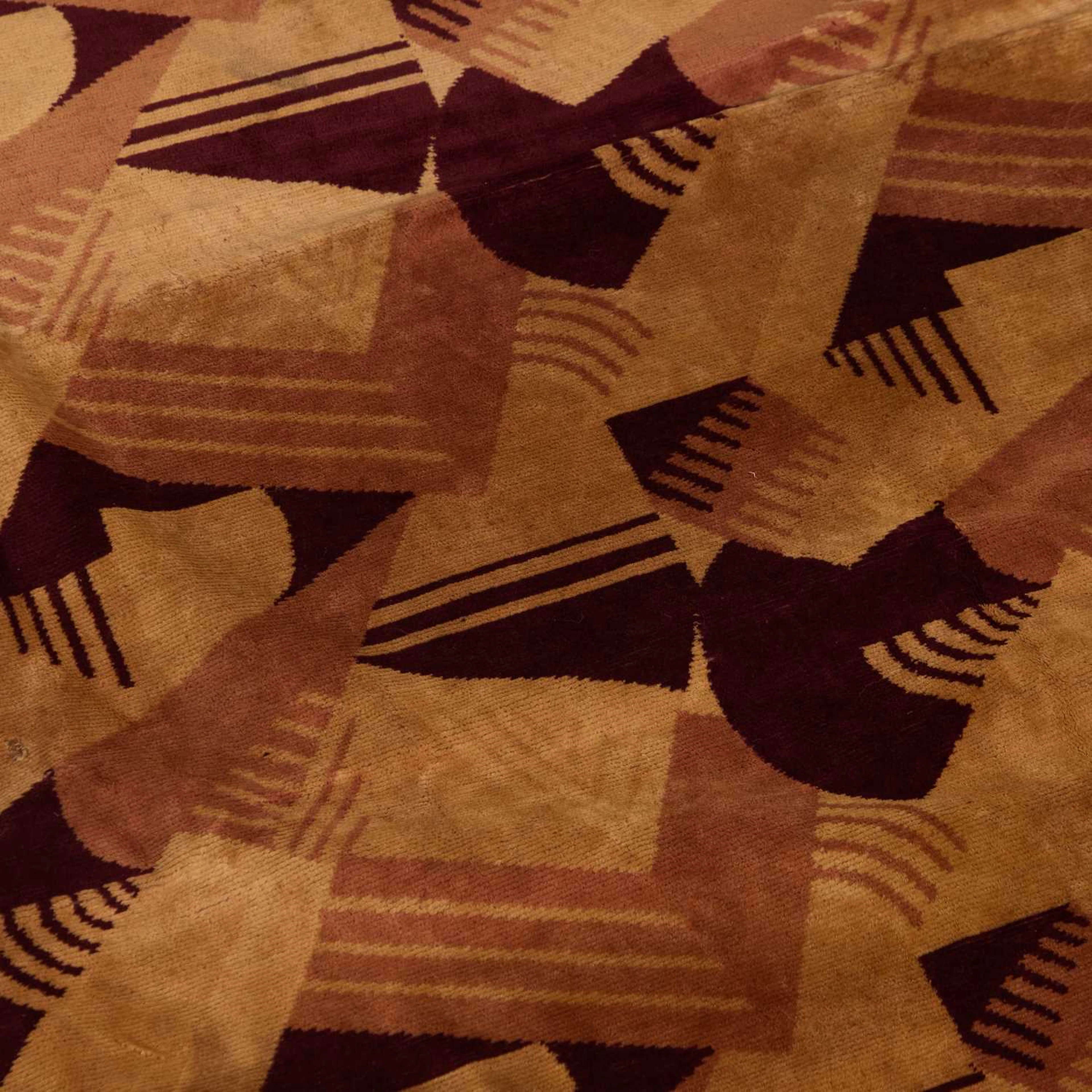 Art Deco a fabric curtain