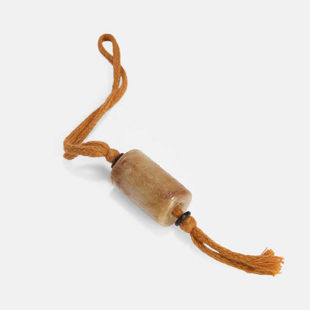 A Chinese jade toggle Qing dynasty (1644-1911)