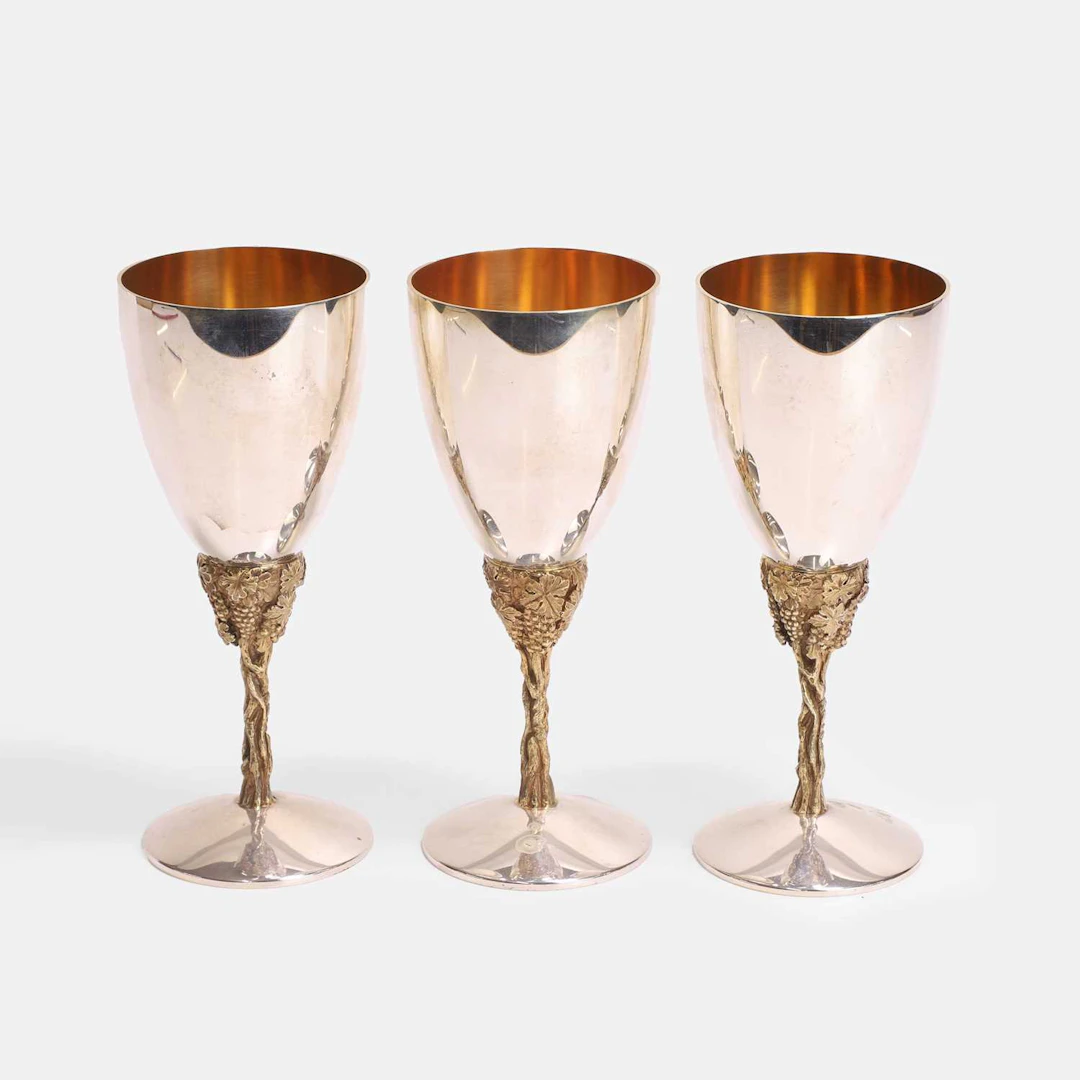 Stuart Devlin (Australian-British, 1931-2018) three silver and silver-gilt