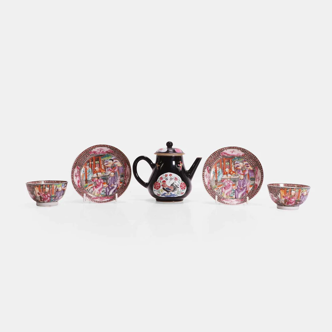 A collection of Chinese famille rose 18th century