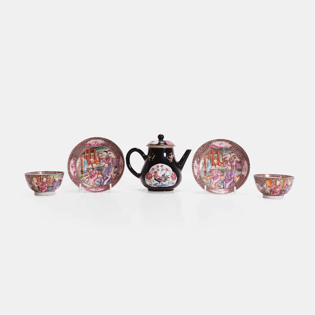 A collection of Chinese famille rose 18th century
