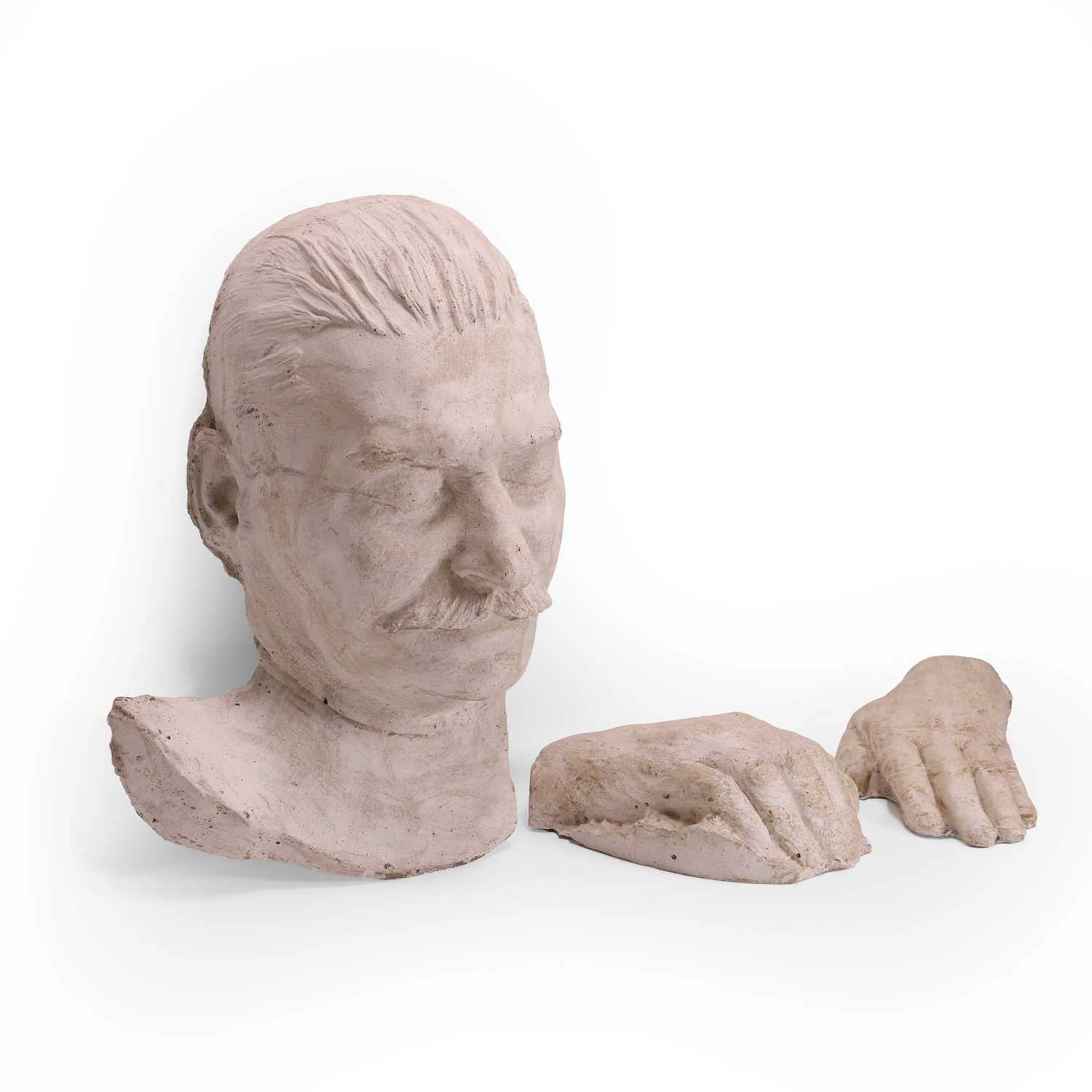 A death mask of Joseph Stalin 20th century, Russian