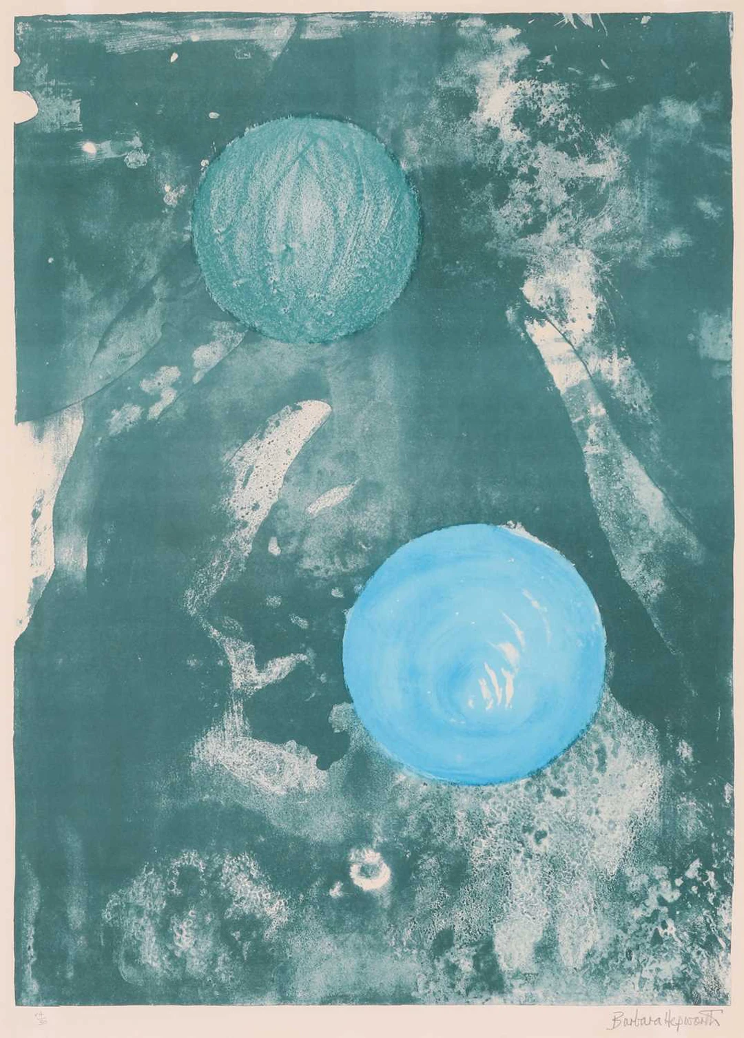 ▲ Dame Barbara Hepworth (British, 1903-1975) 'Sun and Marble'