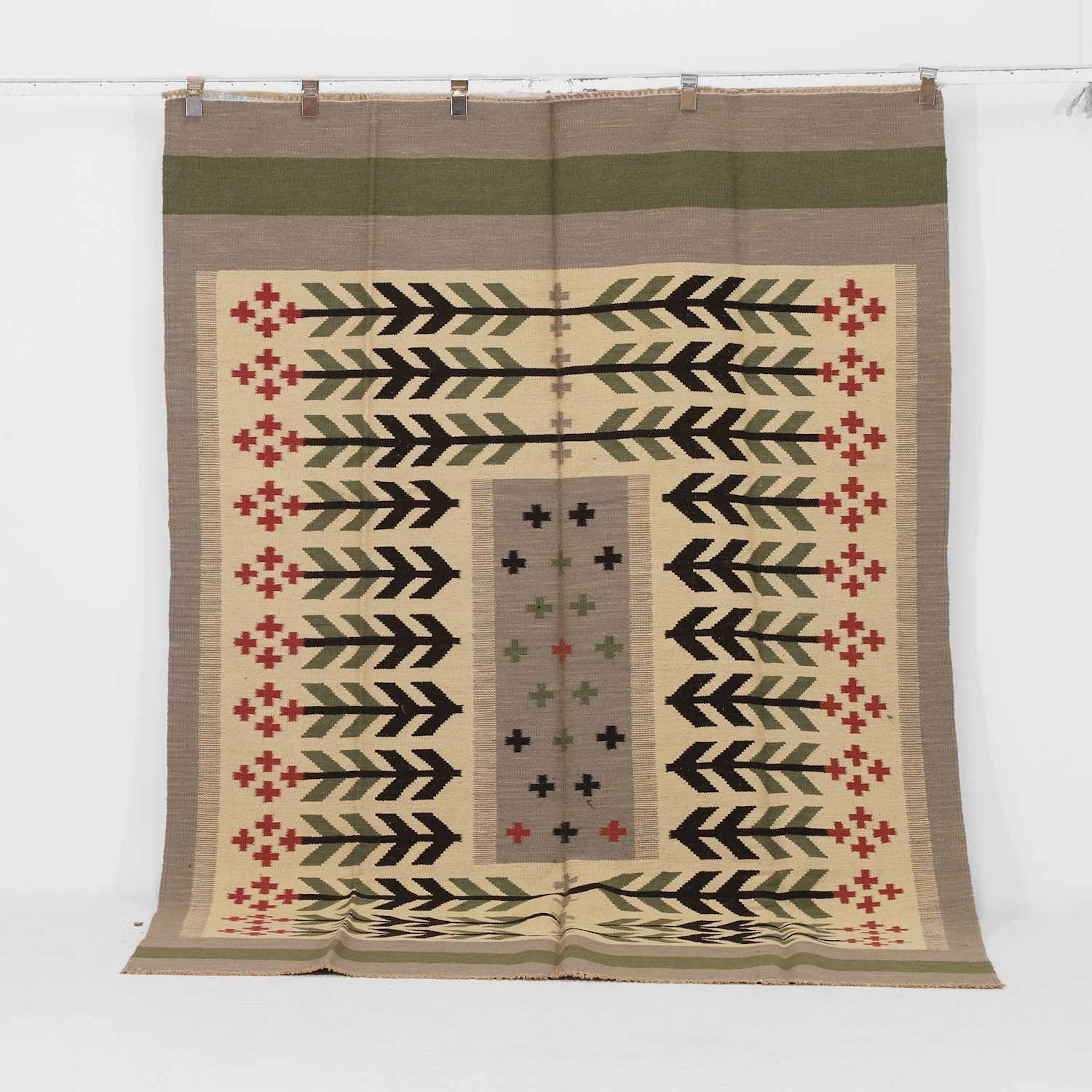Scandinavian inspired a flat-weave kilim