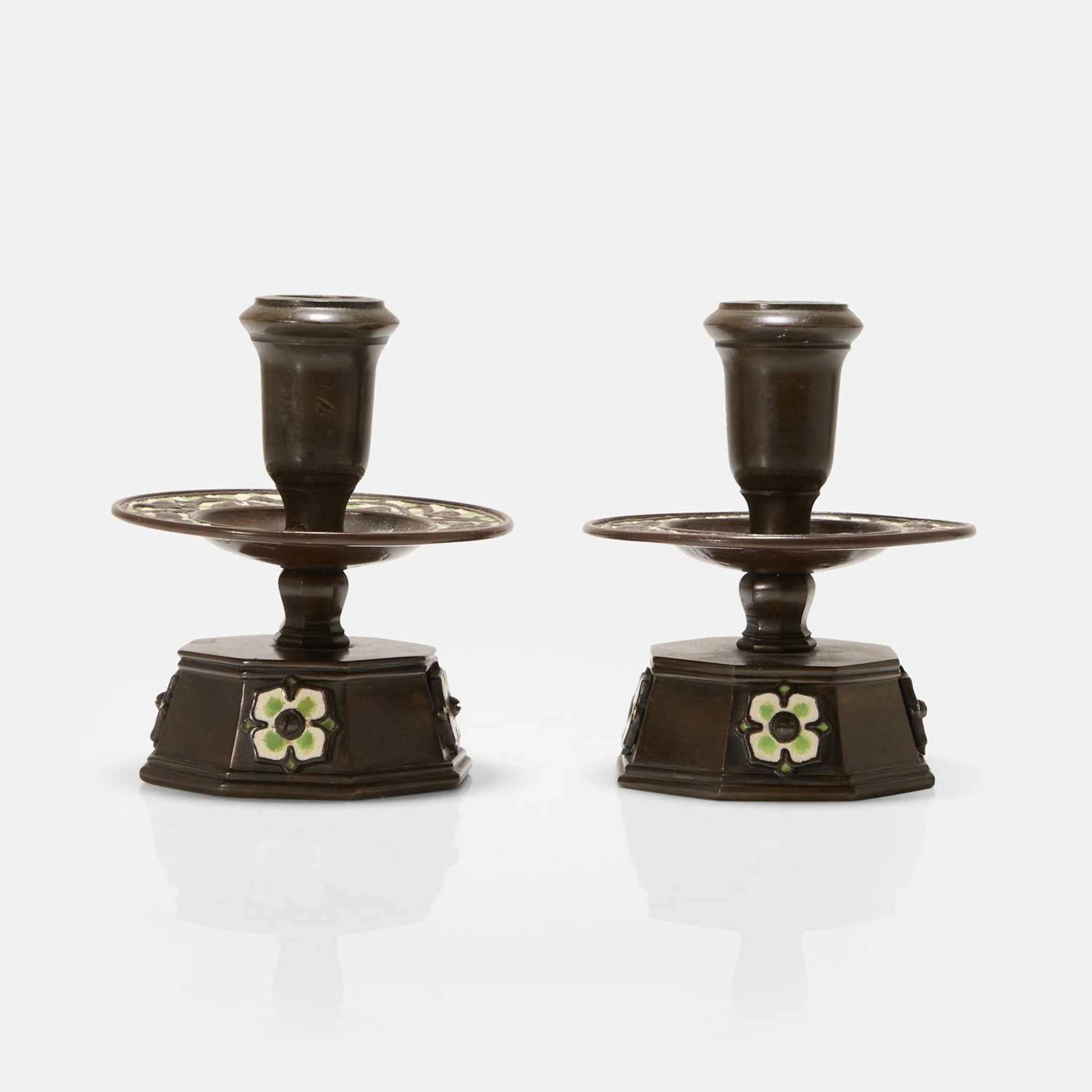Attributed to Nelson Ethelred Dawson (British, 1859-1942) a pair of