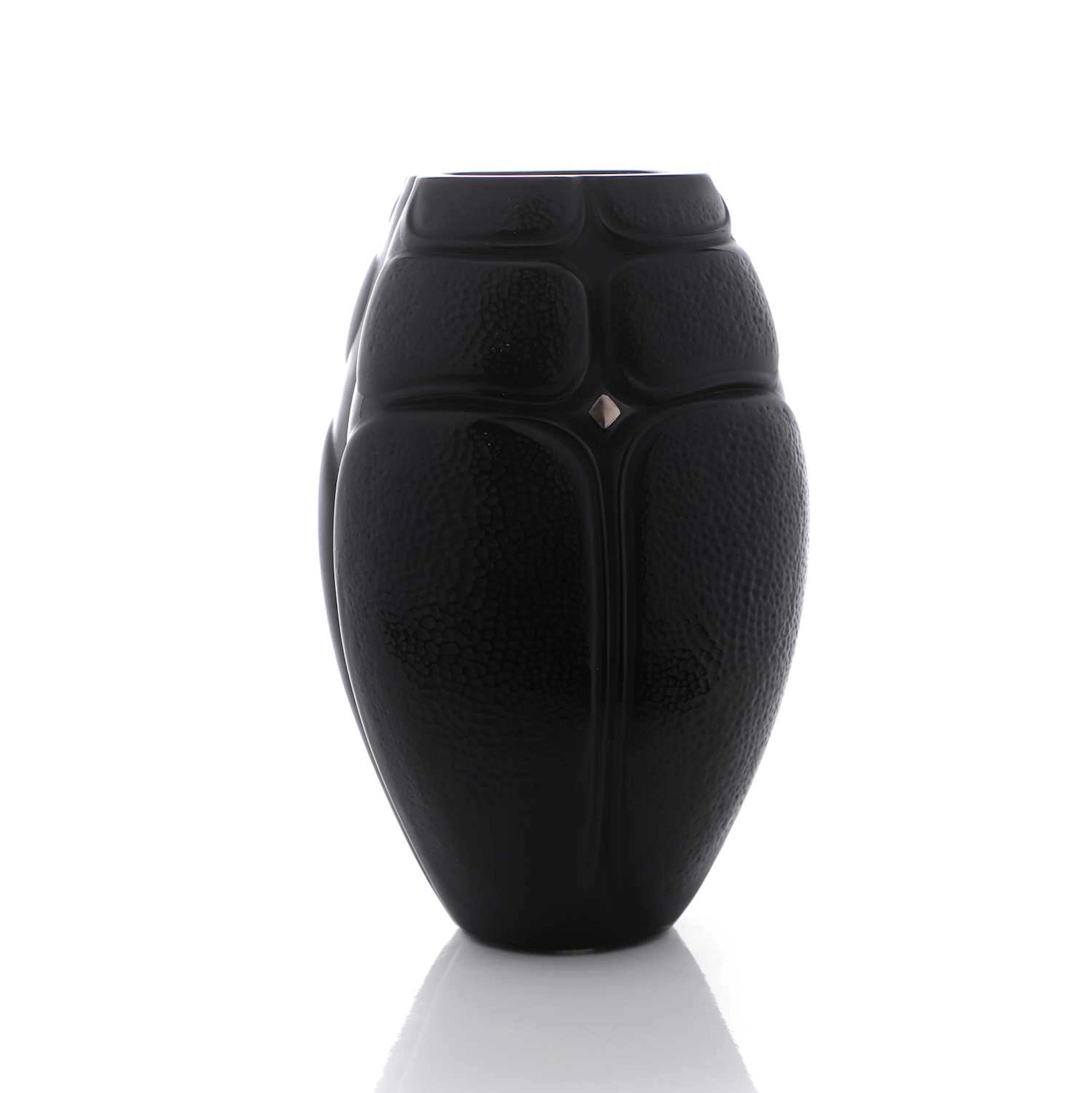A Lalique 'Scarab' vase of recent manufacture, French