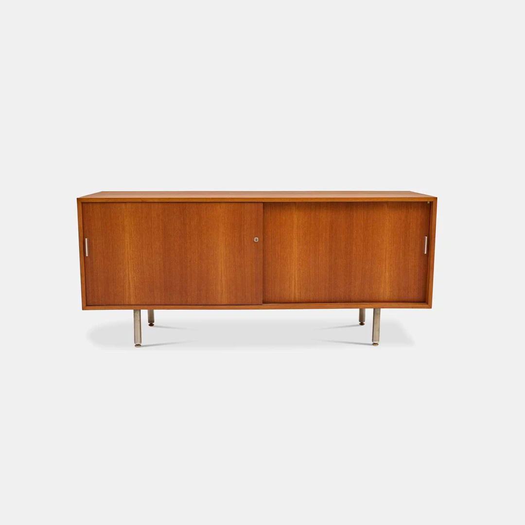 Florence Knoll a walnut credenza
