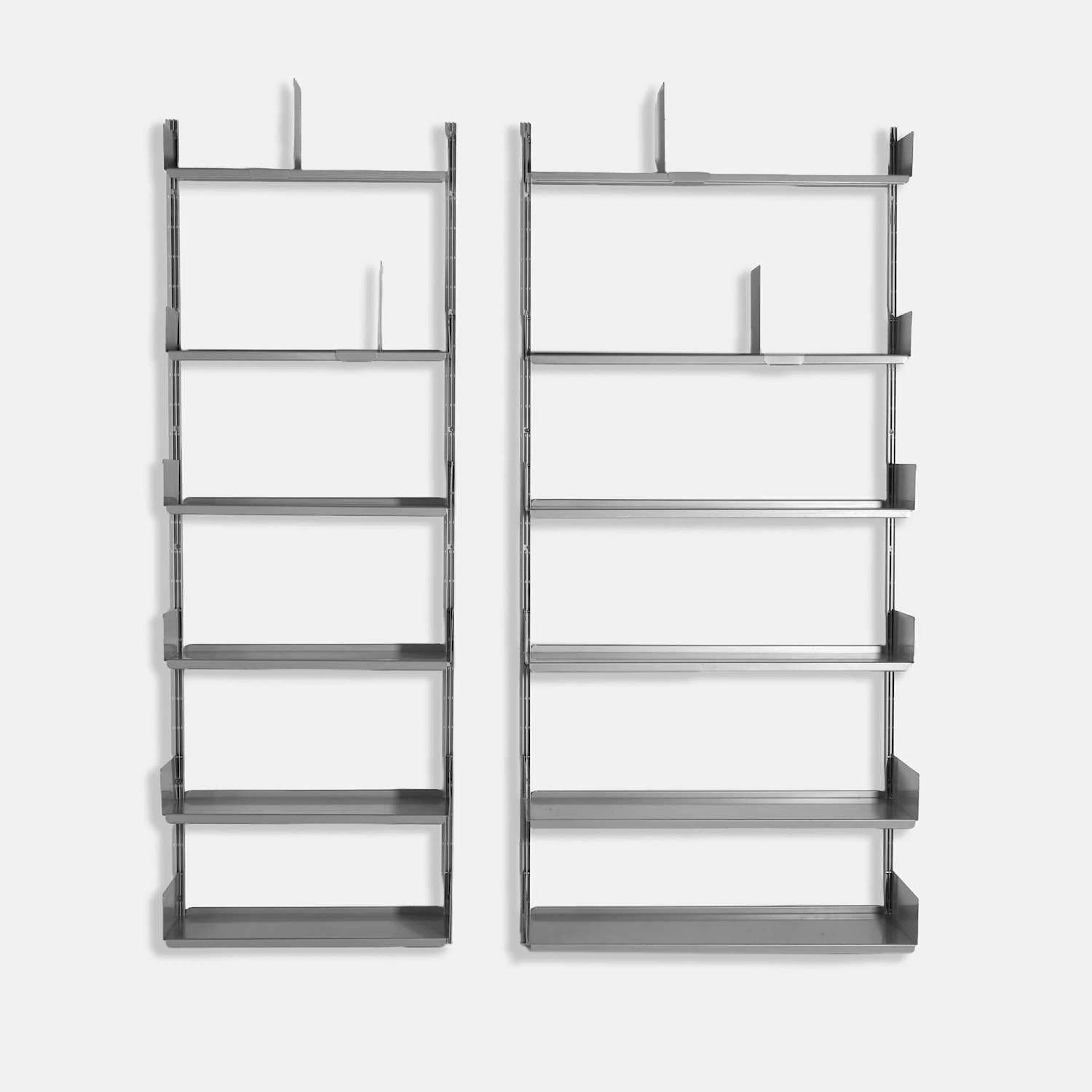 Vitsoe a metal shelving unit