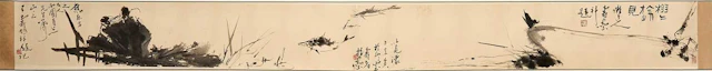 A Chinese hand scroll 20th century