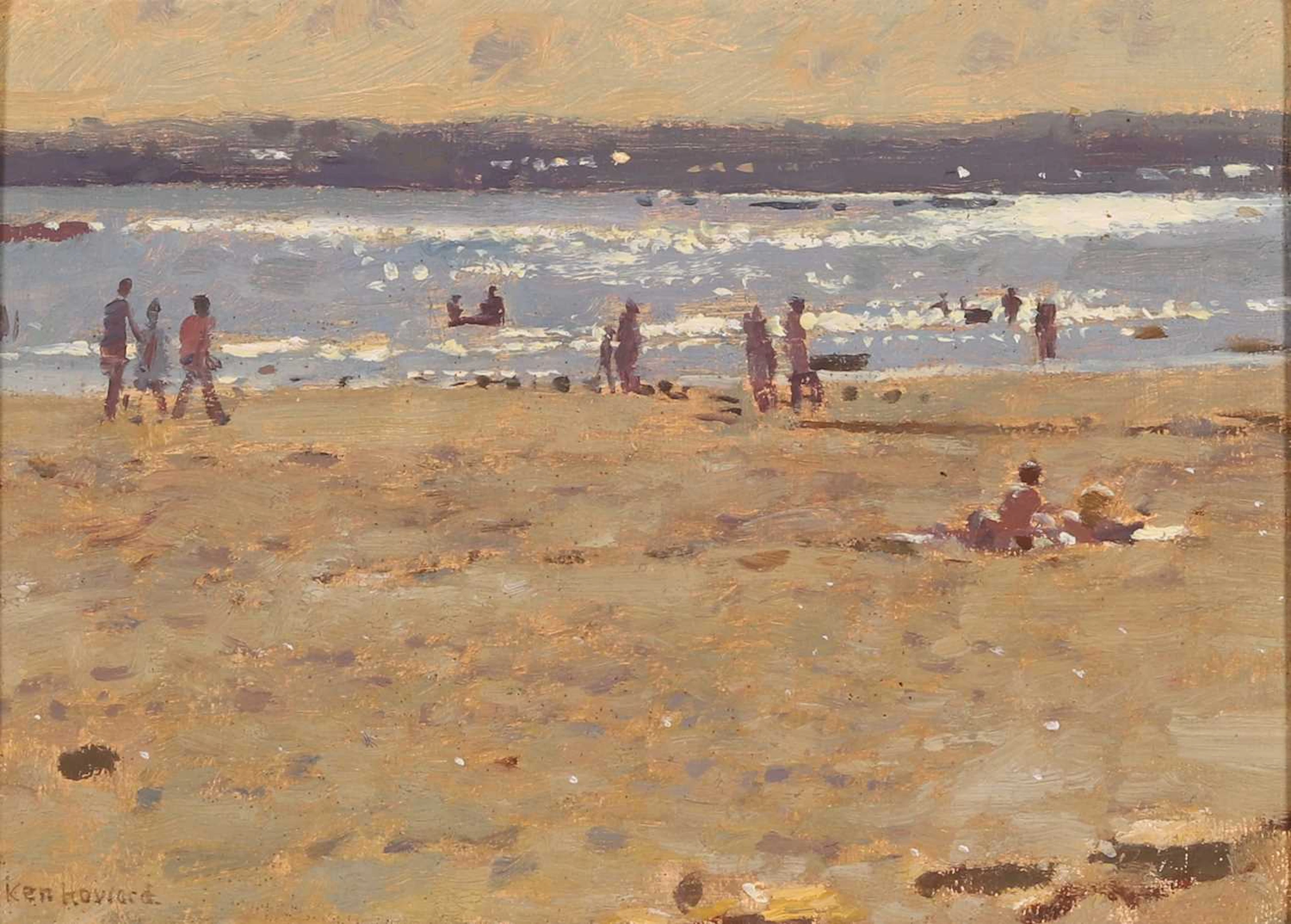 ▲ Ken Howard RA (British, 1932-2022) 'Low Water, Marazion', 1986