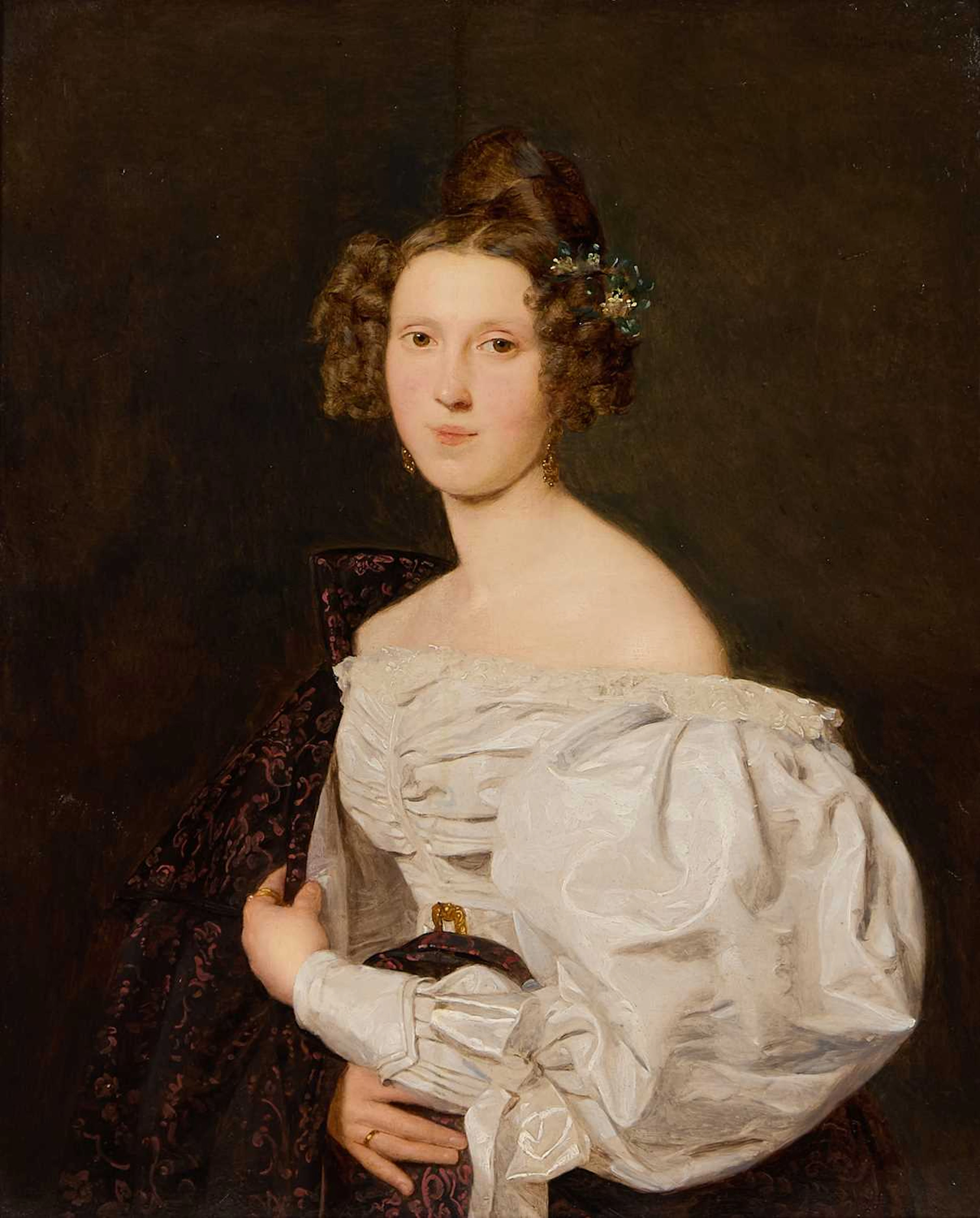 Ferdinand Georg Waldmüller (Austrian, 1793-1865) Portrait of a young