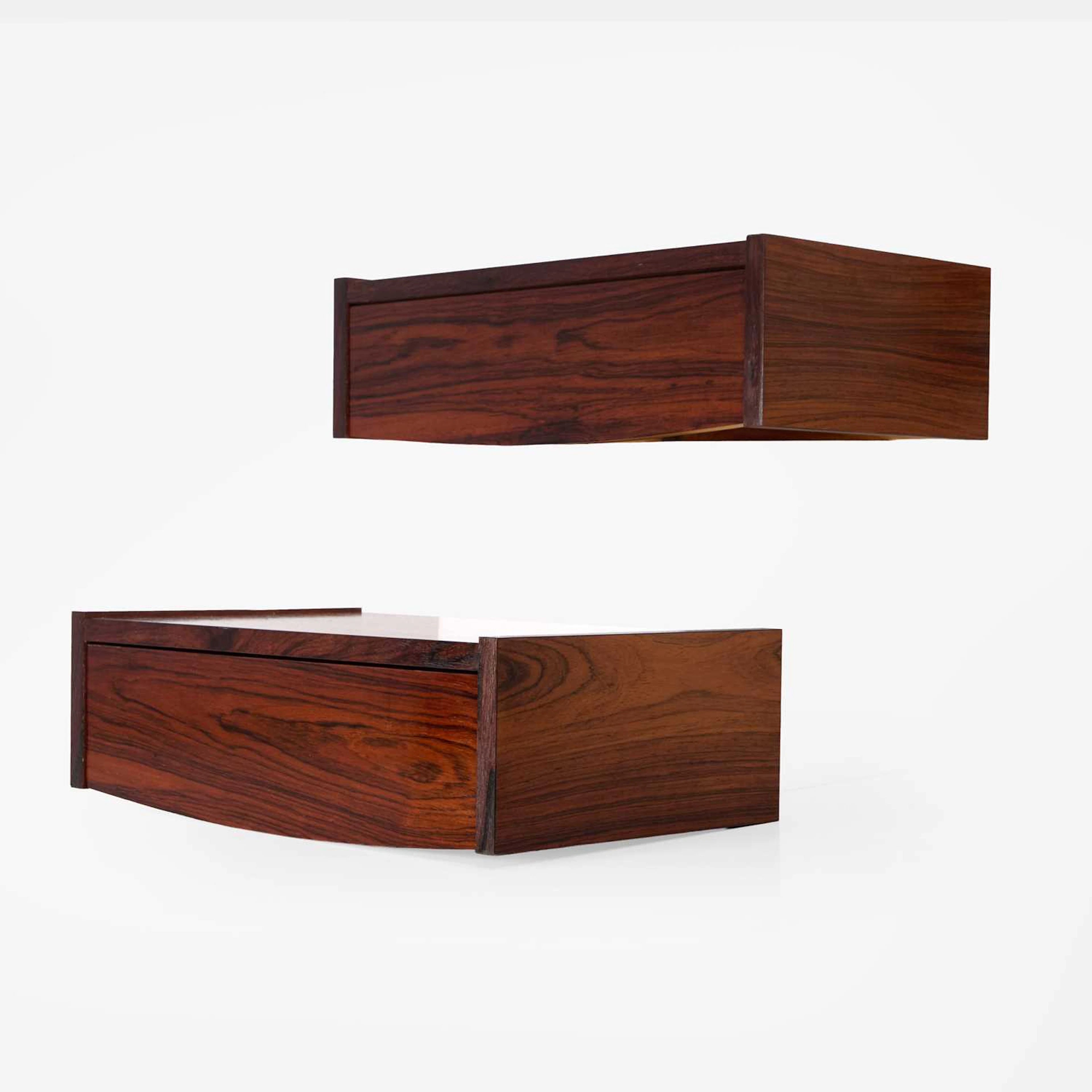 Danish a pair of floating shelves