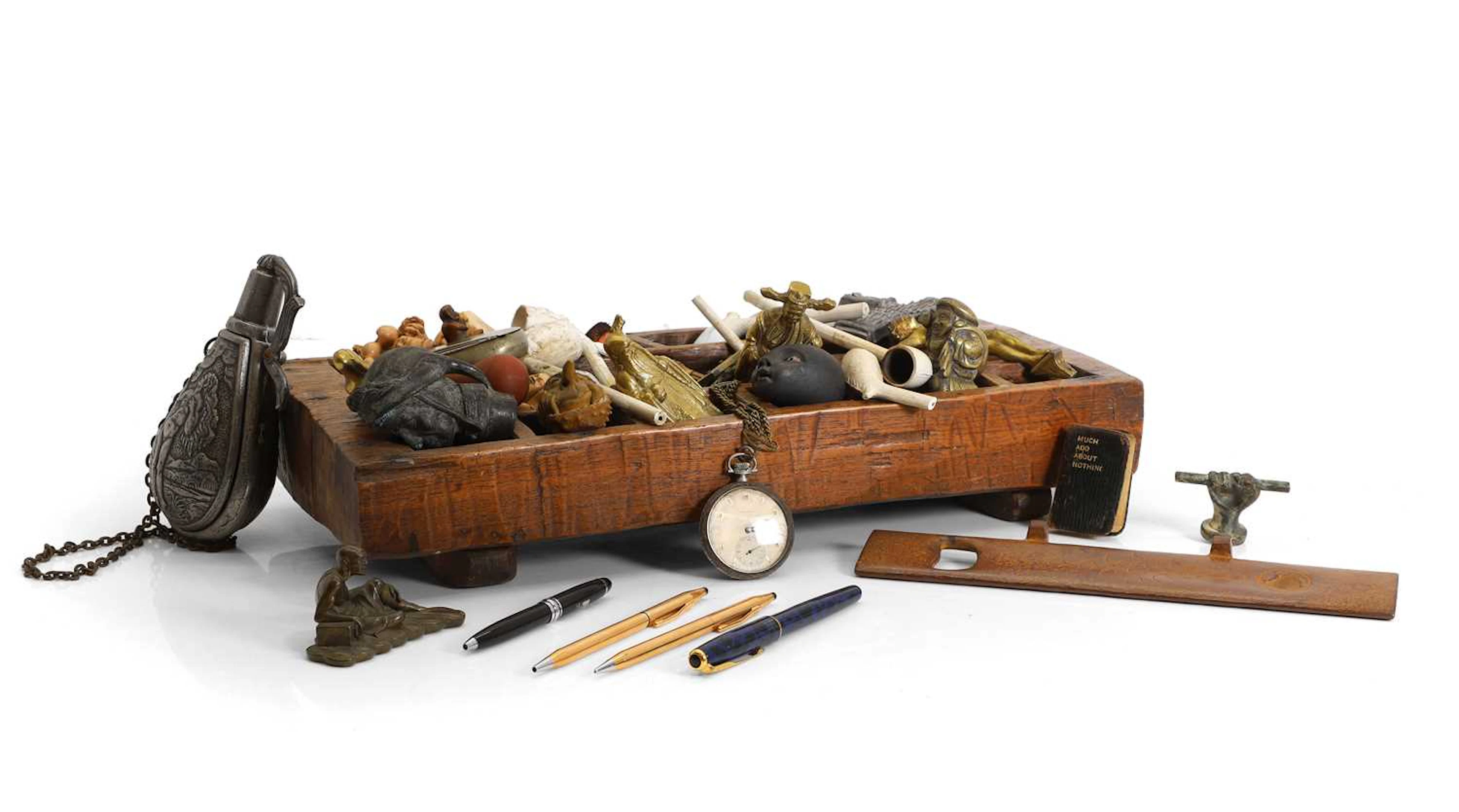 A collection of desk items