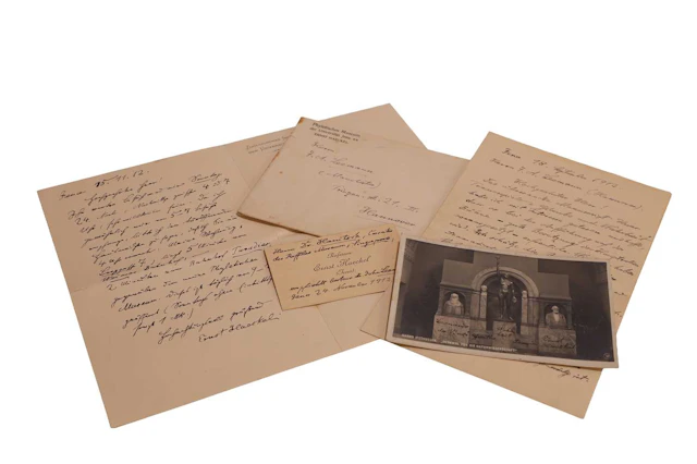 HAECKEL, Ernst: Two autograph letters signed