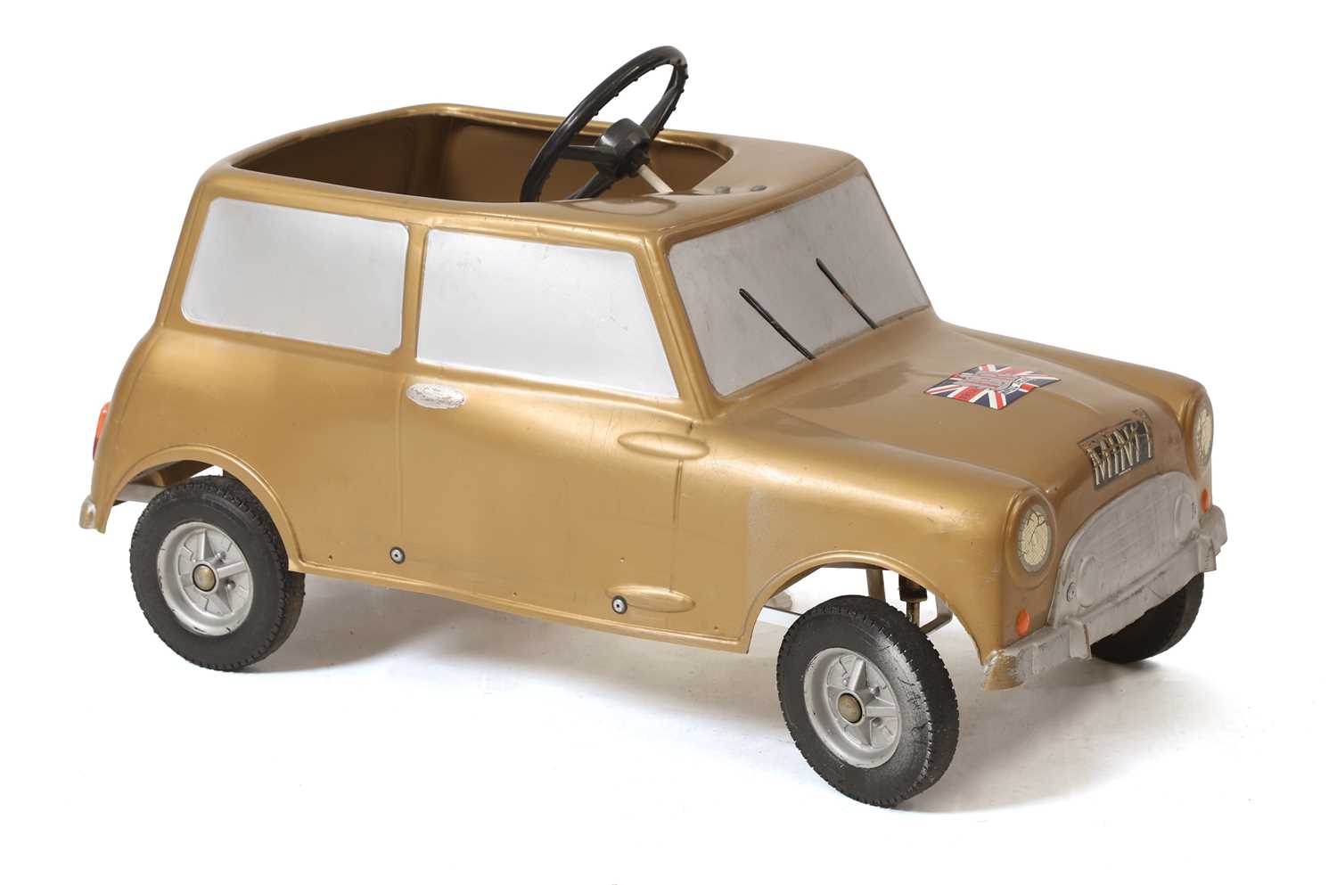 A 1960s Leeway Mini Cooper Mk1 pedal car