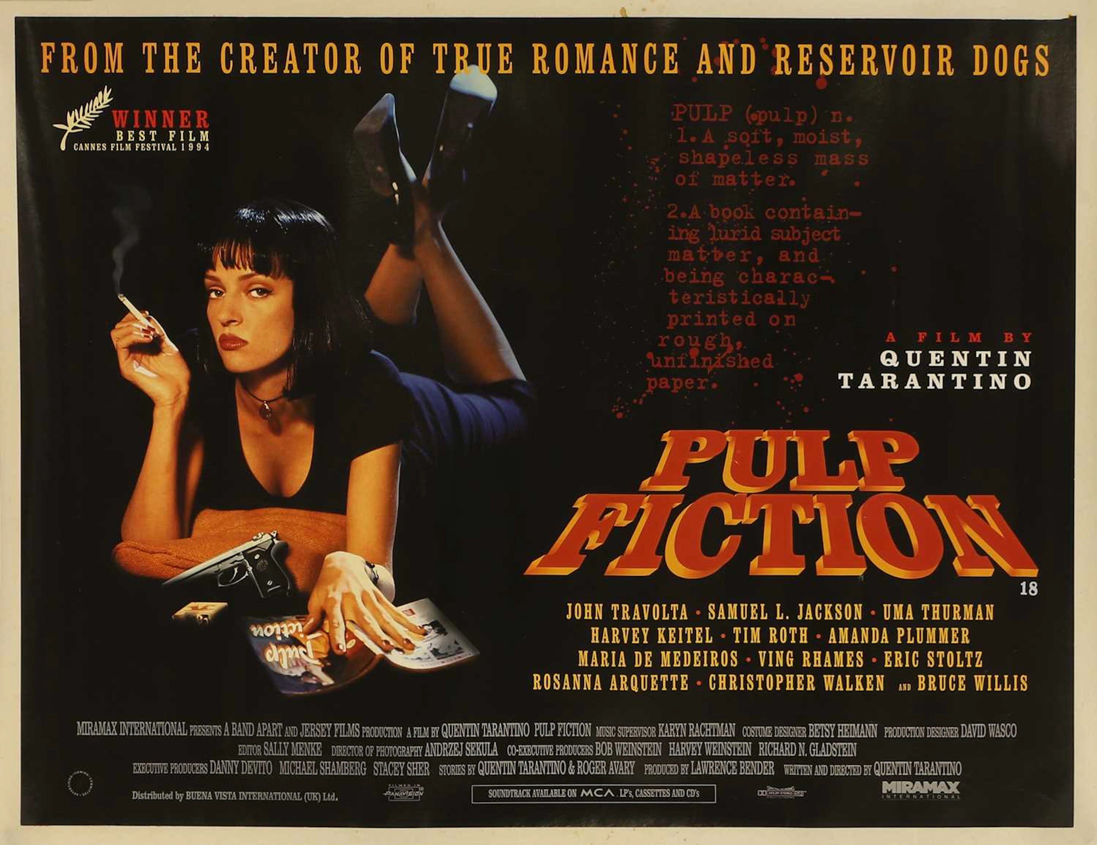A 'Pulp Fiction' film poster