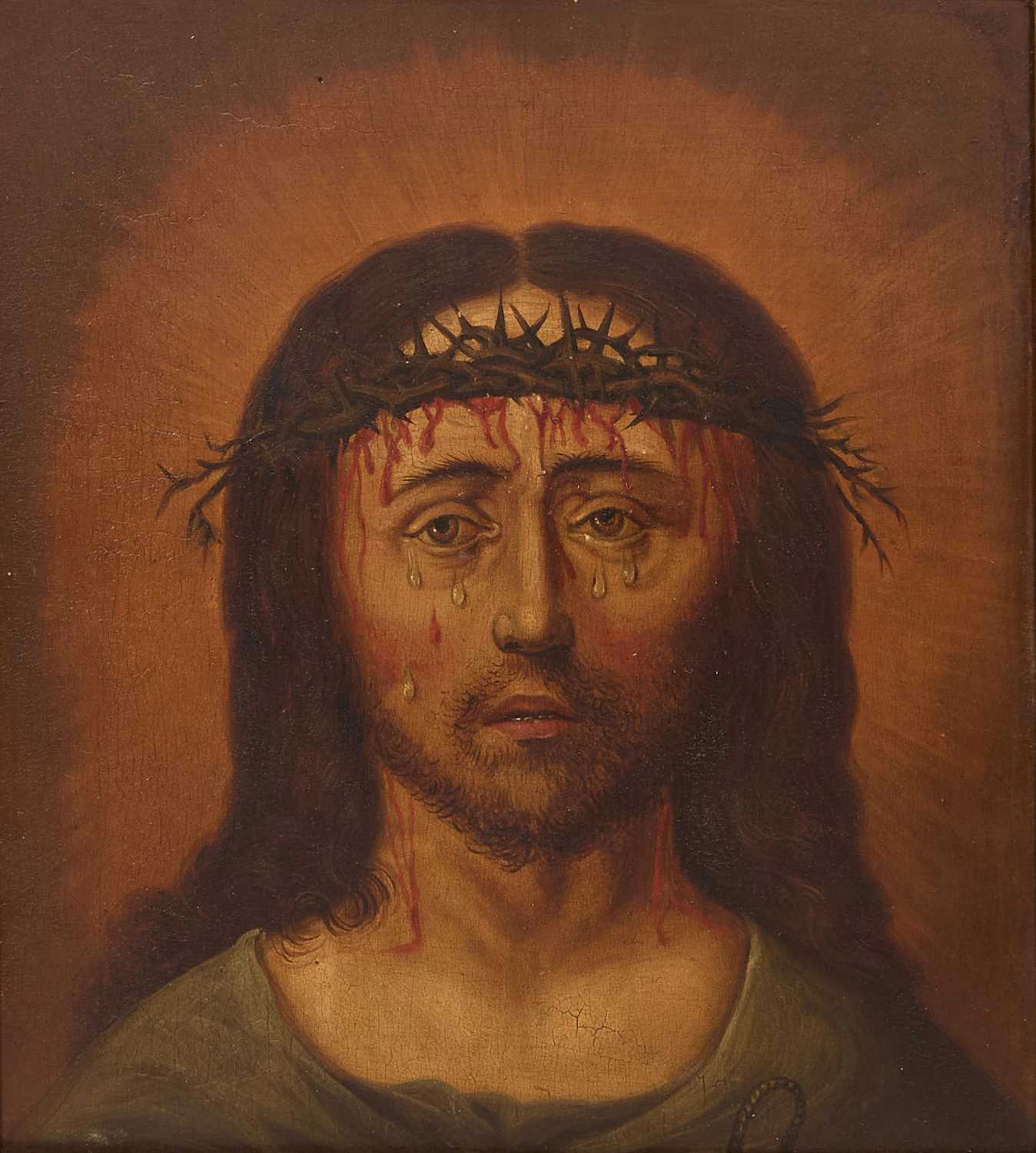 Flemish School, 19th century Christ as the Man of Sorrows