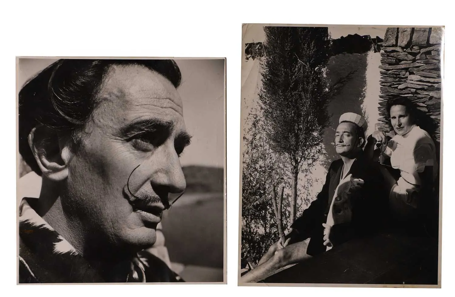 Daniel Farson (British, 1927-1997) Two photographs of Salvador Dali