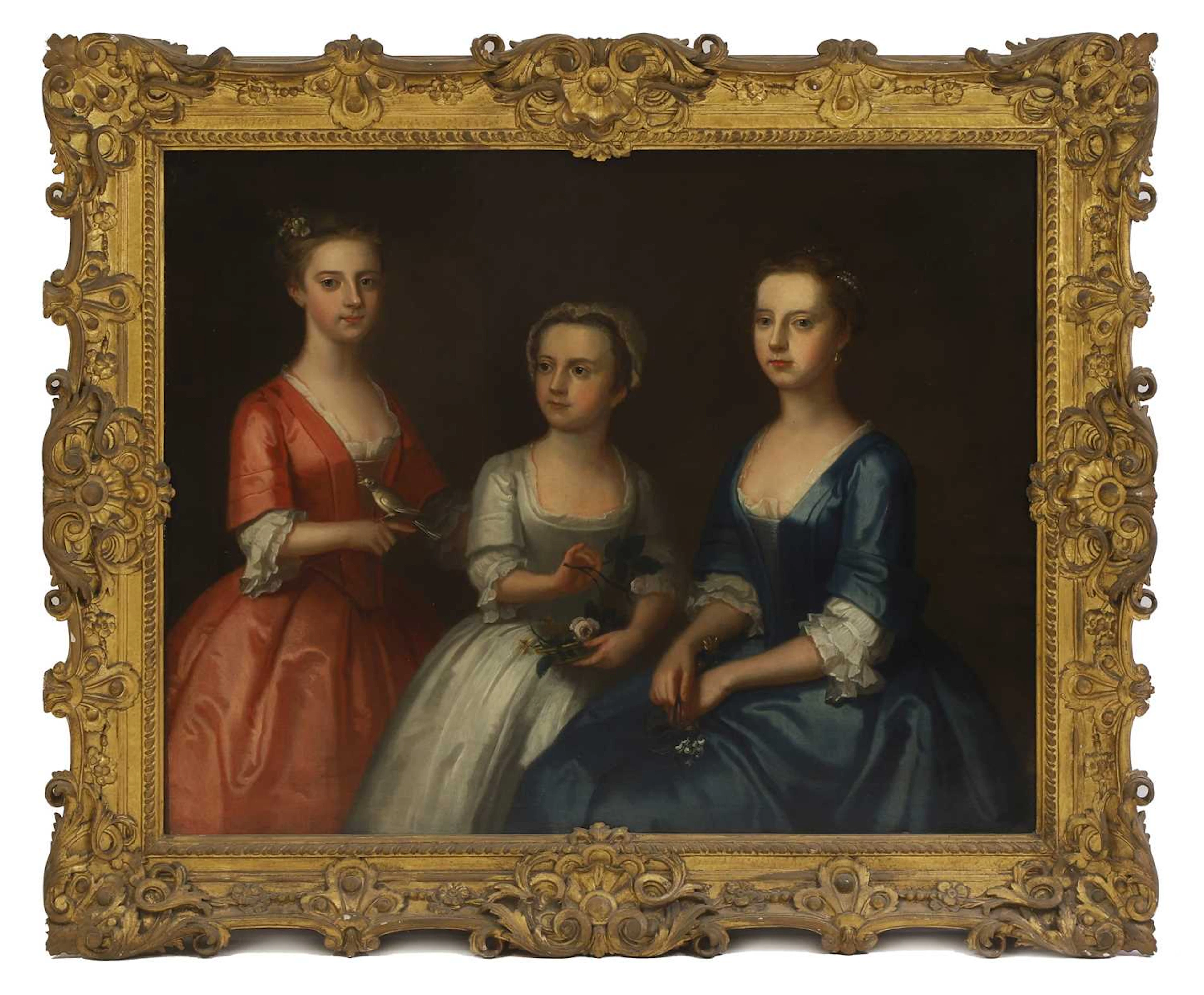 Enoch Seeman (British, 1690-1744) Portrait of the Misses Catherine