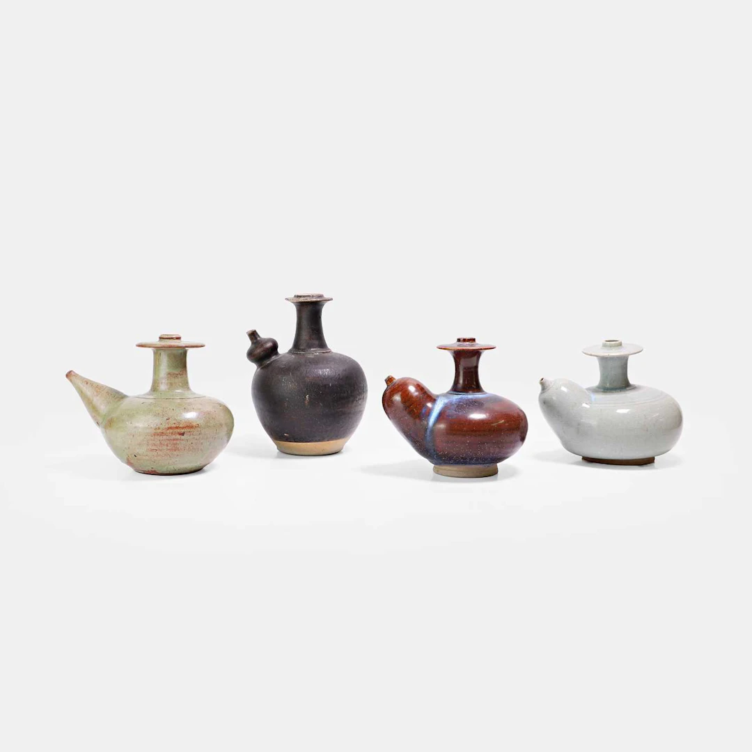 A group of four kendi possibly Thailand