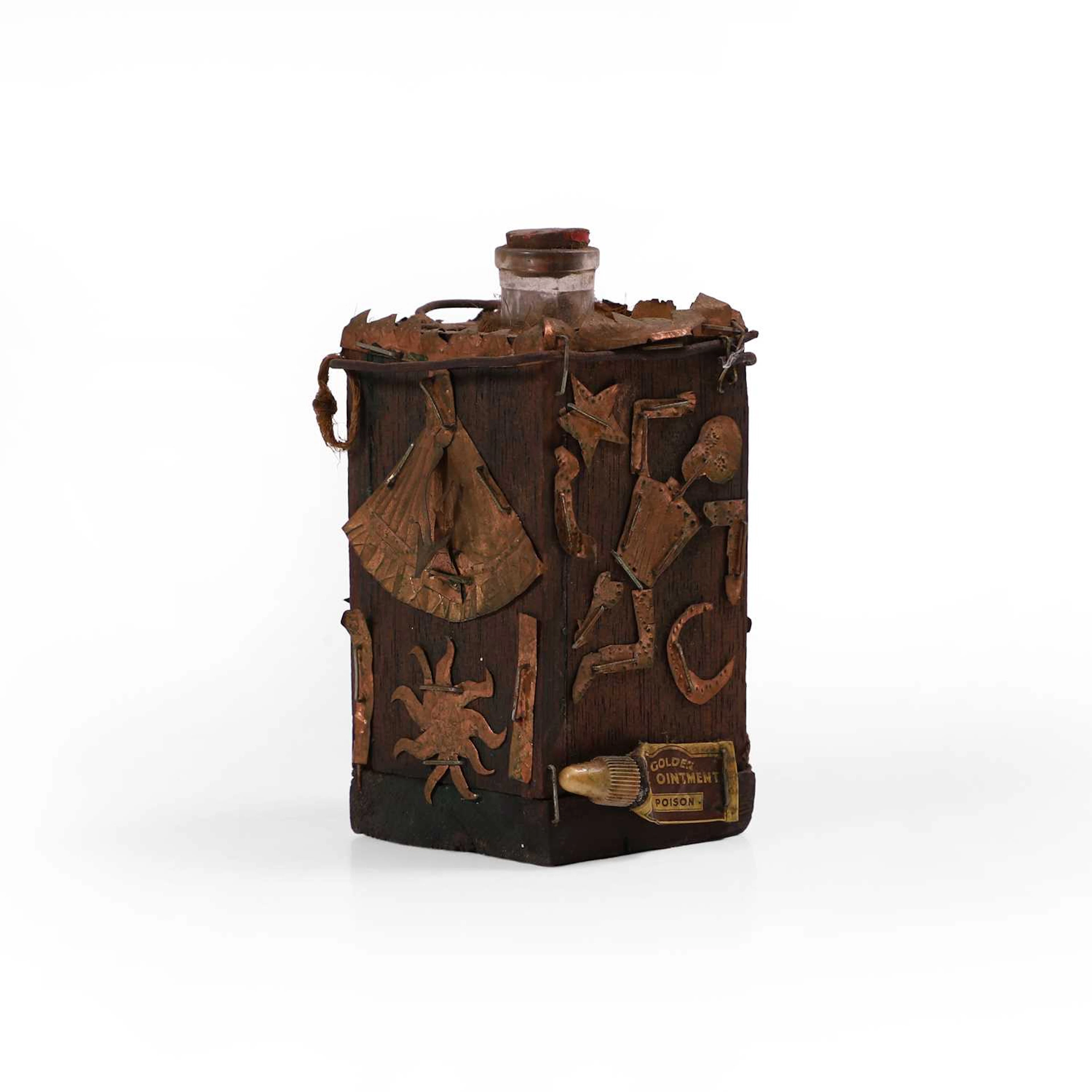 ▲ Sir Grayson Perry RA (British, b.1960) Wooden box with vessel, circa