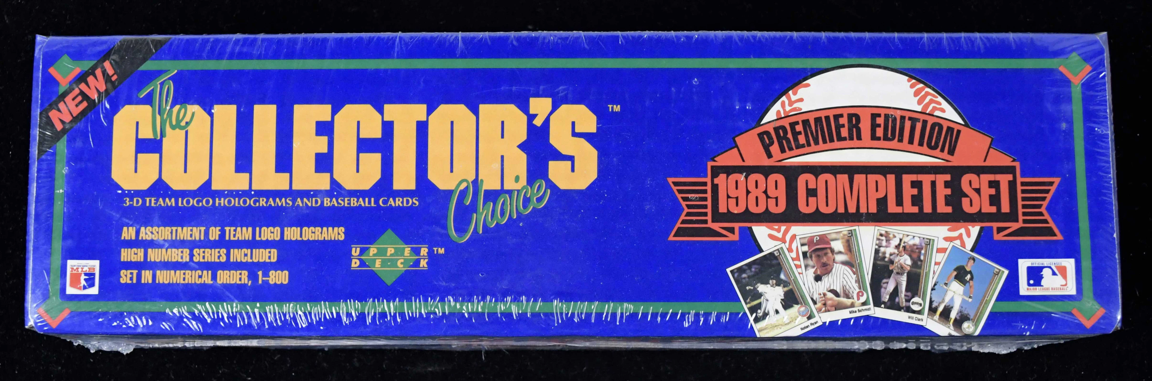 "1989 Upper Deck factory-sealed complete set (800) with Ken Griffey Jr