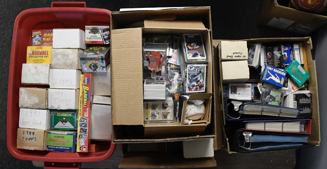 "Large lot of thousands of mostly 1980s-1990s sports cards with complete sets