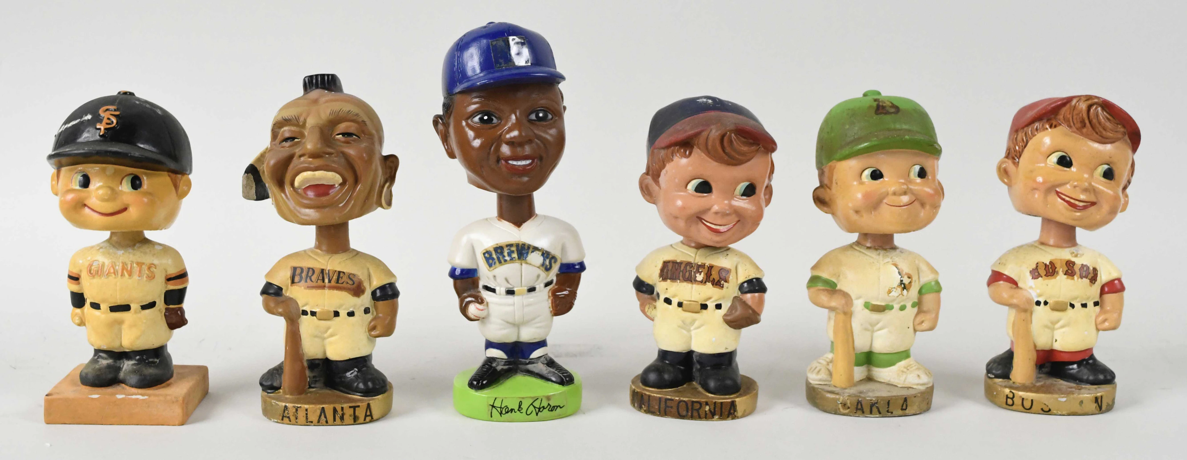 "Lot of (12) vintage baseball and football nodders
